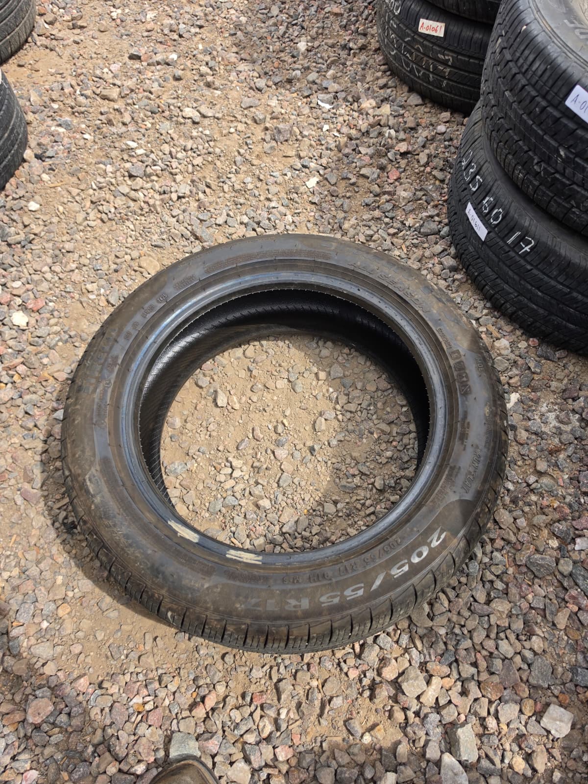 205/55R17 Set (4Used Tire) Pirelli Cinturato P7