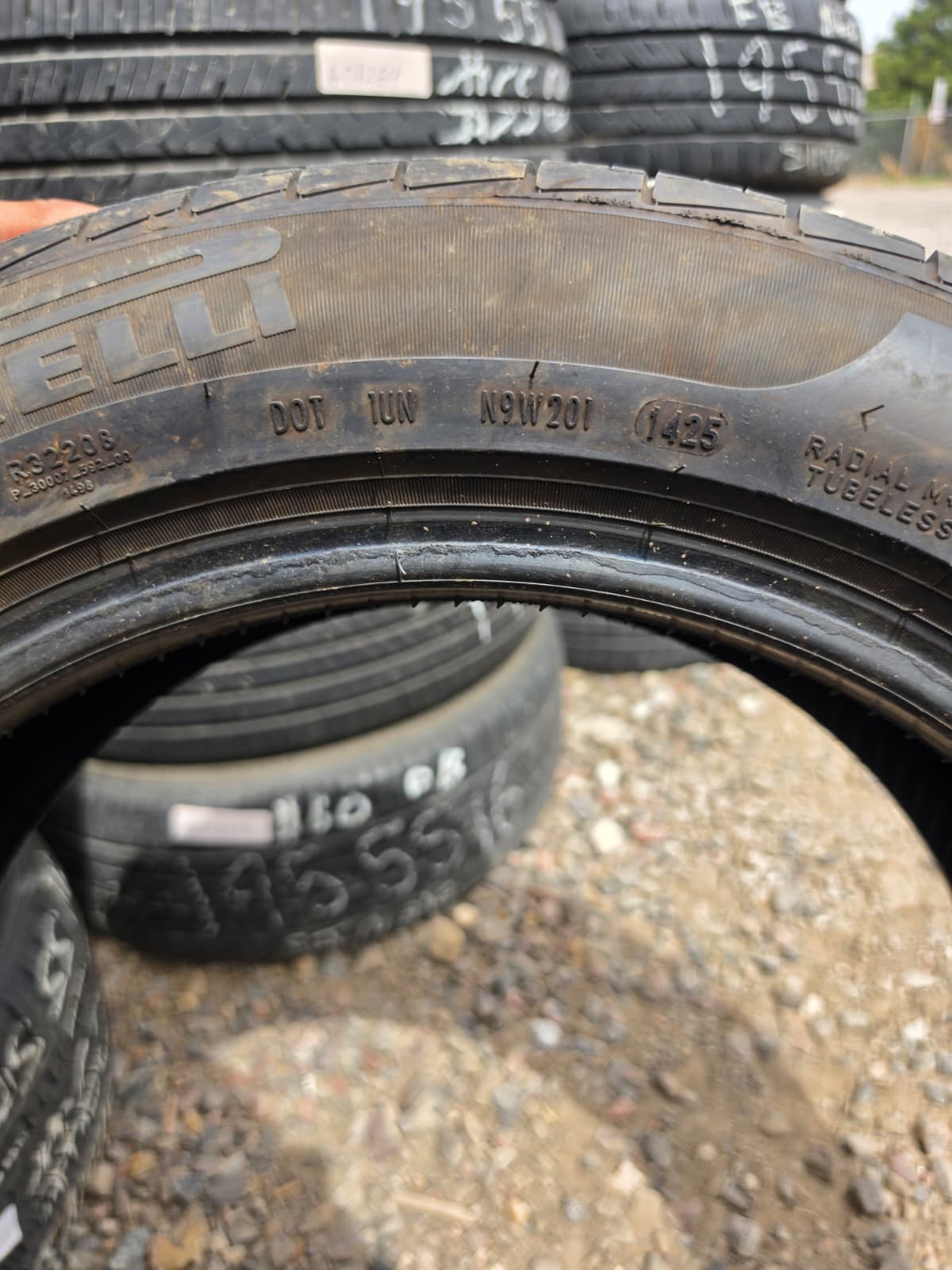 205/55R17 Set (4Used Tire) Pirelli Cinturato P7