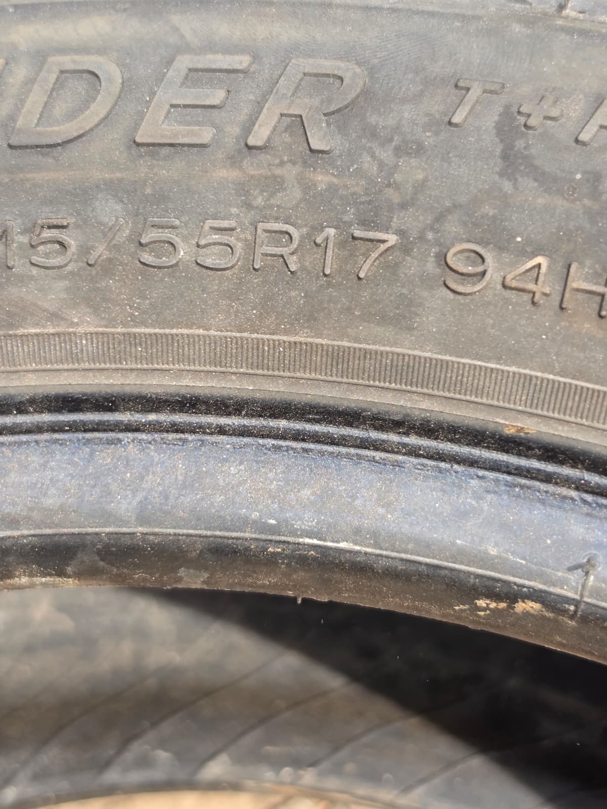 215/55R17 Single (1 Used Tire) Michelin