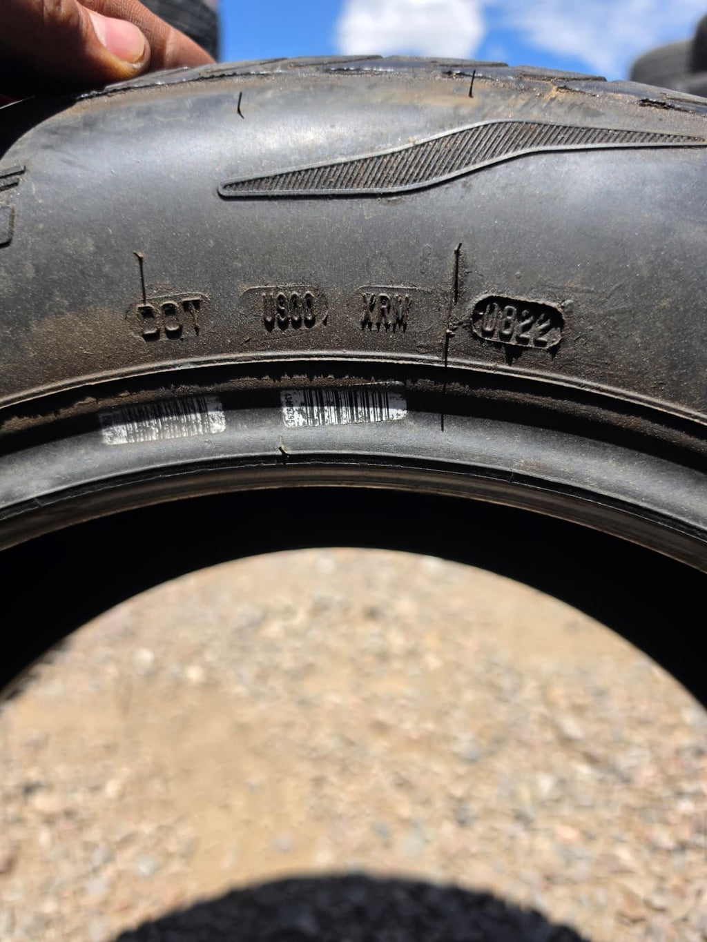 225/55R17 Pair (2 Used Tires) Dean Tires Touring