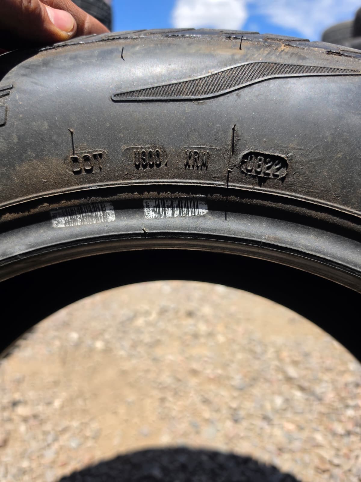 225/55R17 Pair (2 Used Tires) Dean Tires Touring