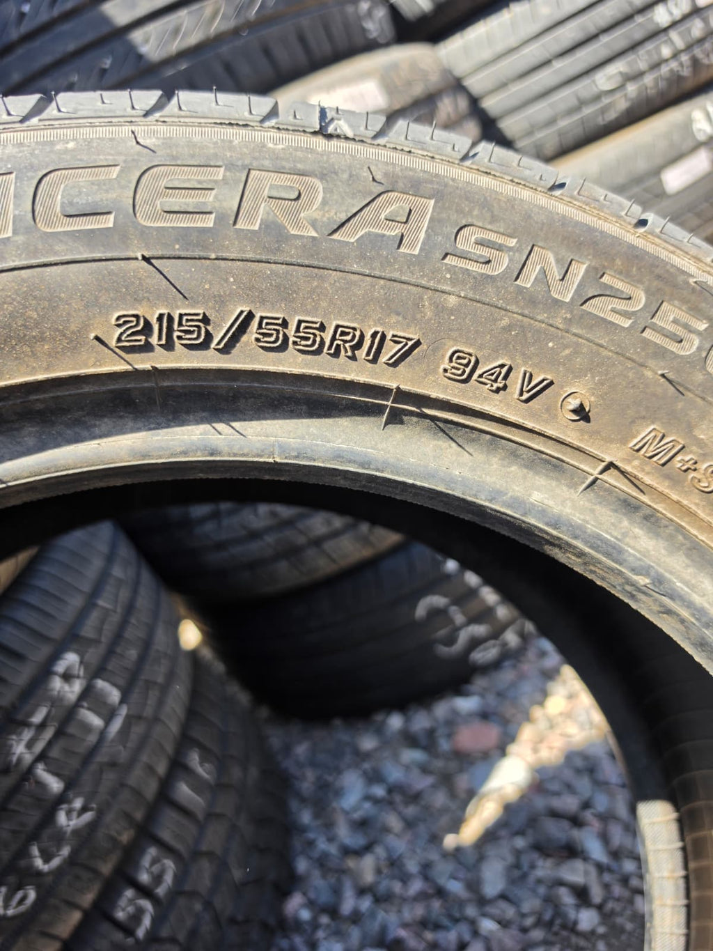 215/55R17 Single (1 Used Tire) Falken Sincera SN250