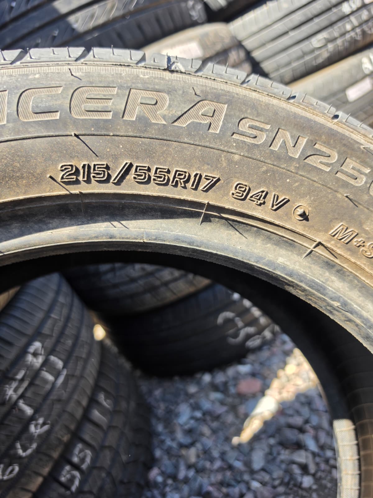 215/55R17 Single (1 Used Tire) Falken Sincera SN250