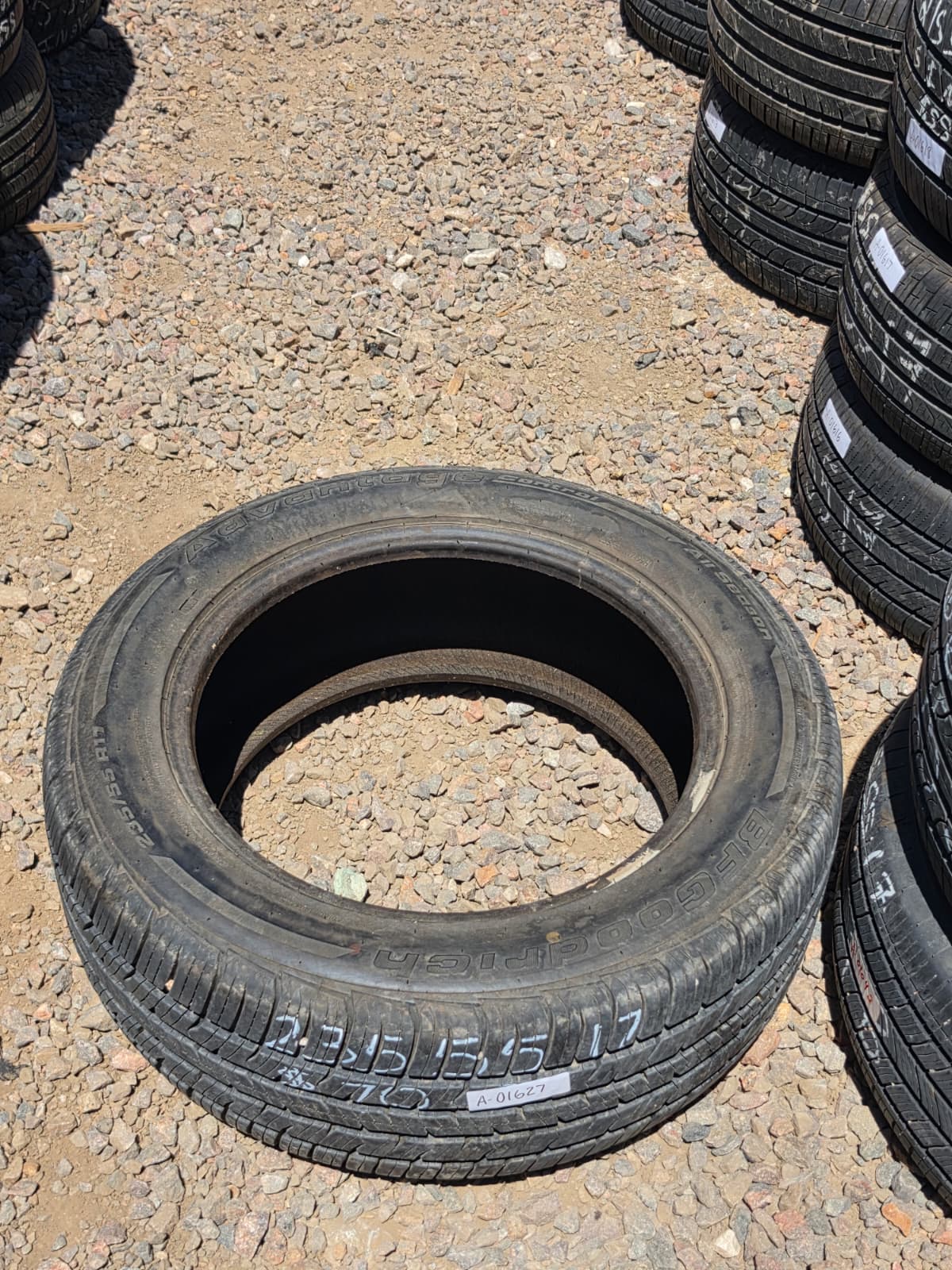 235/55R17 Single (1 Used Tire) BF Goodrich Advantage Control