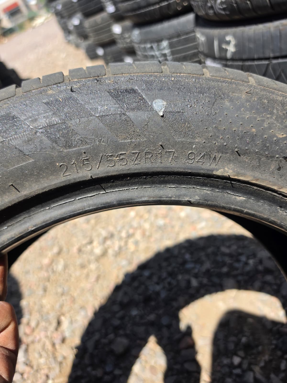 215/555R17 Single (1 Used Tire) BlackHawk Street-H