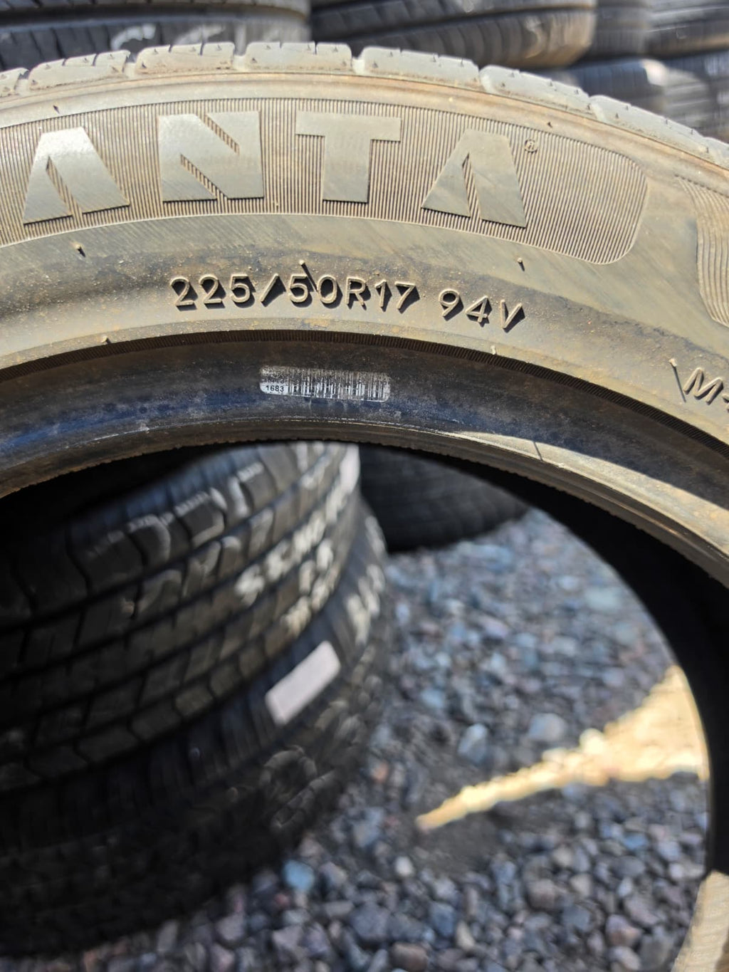 225/50R17 Single (1 Used Tire) Advanta ER-800