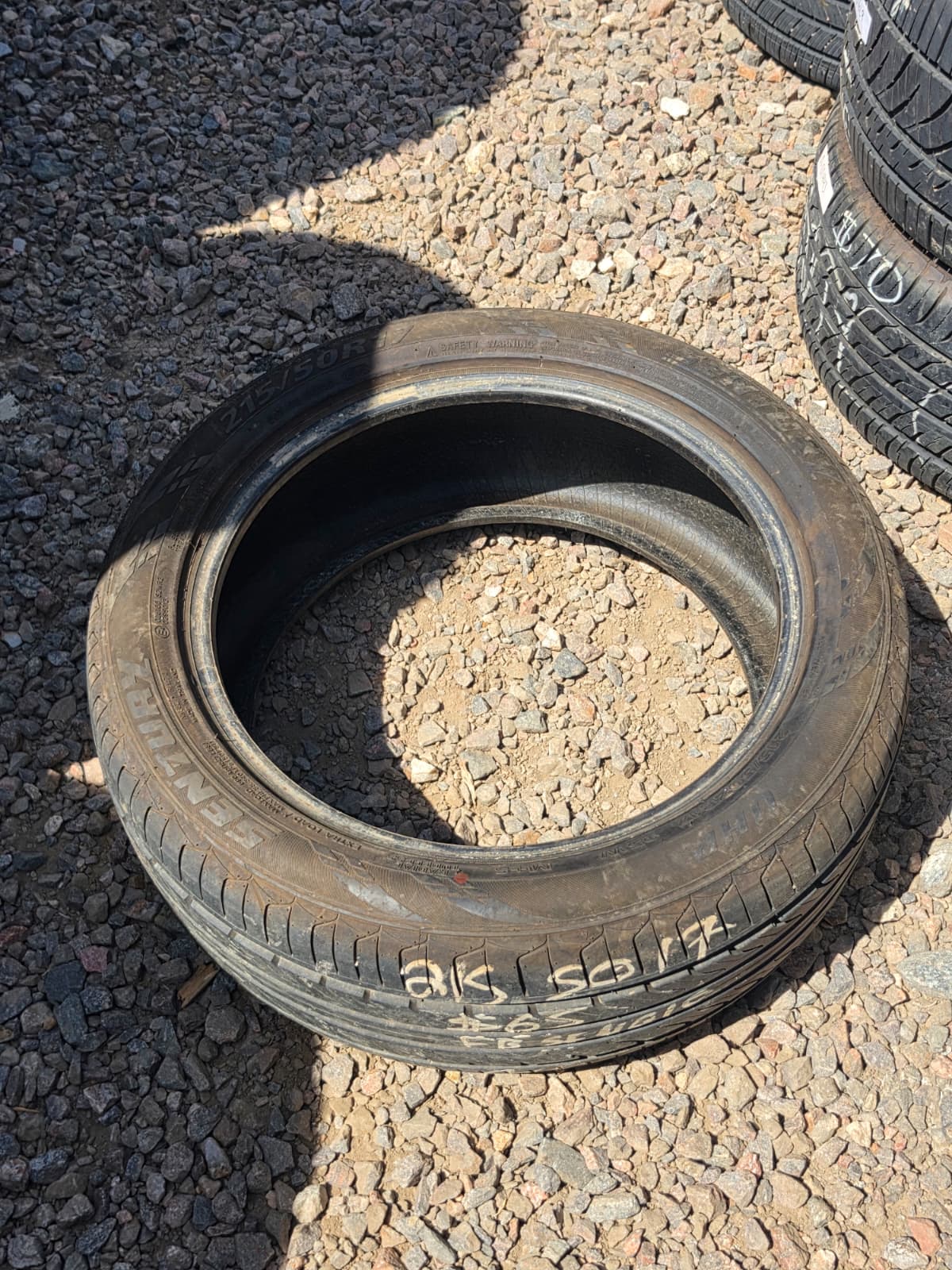 215/50R17 Single (1 Used Tire) Sentury UHP