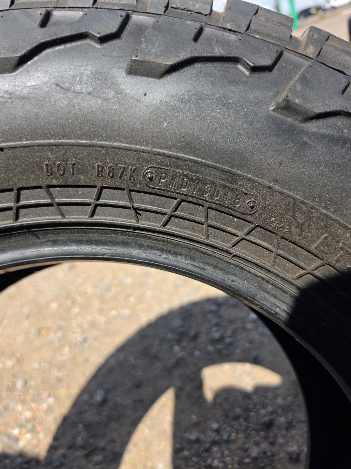 LT265/70R17 Single (1 Used tire) Falken Wild Peak AT3
