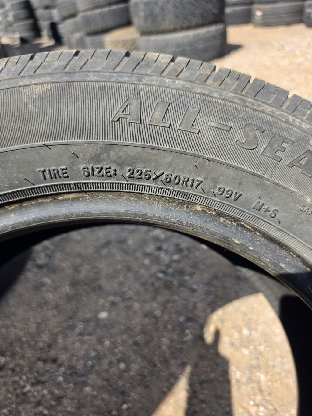 225/60R17 Single (1 Used Tire) Goodyear Reliant