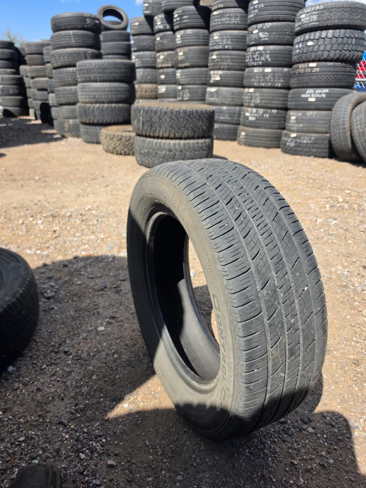 205/60R16 Pair (2 Used Tires) Continental Control Contact