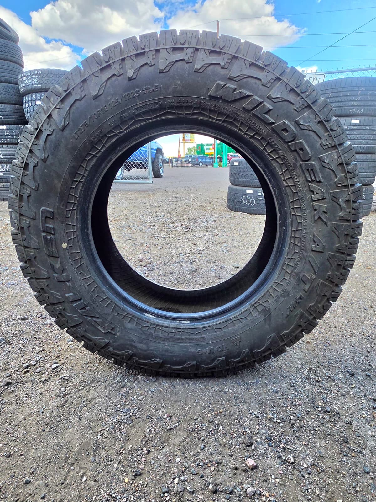 LT275/70R18  Single (1 Used Tire) Falken Wild Peak