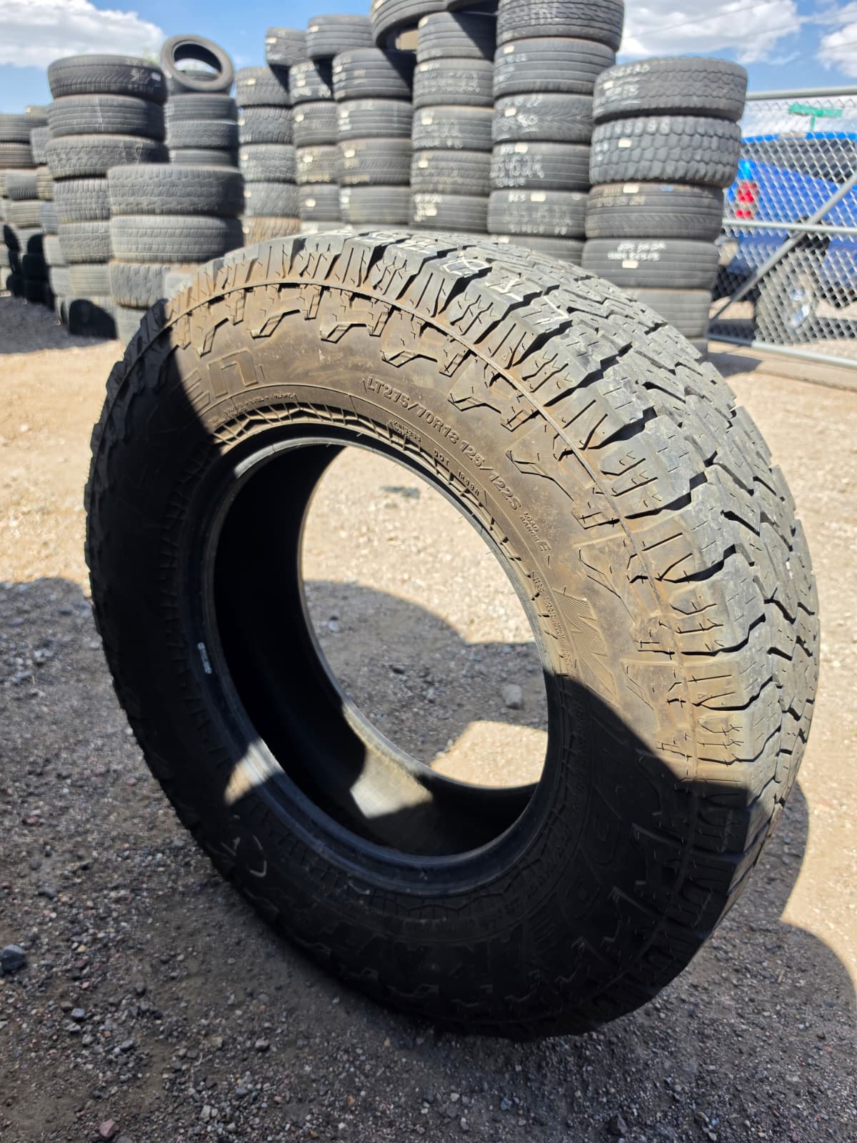 LT275/70R18  Single (1 Used Tire) Falken Wild Peak