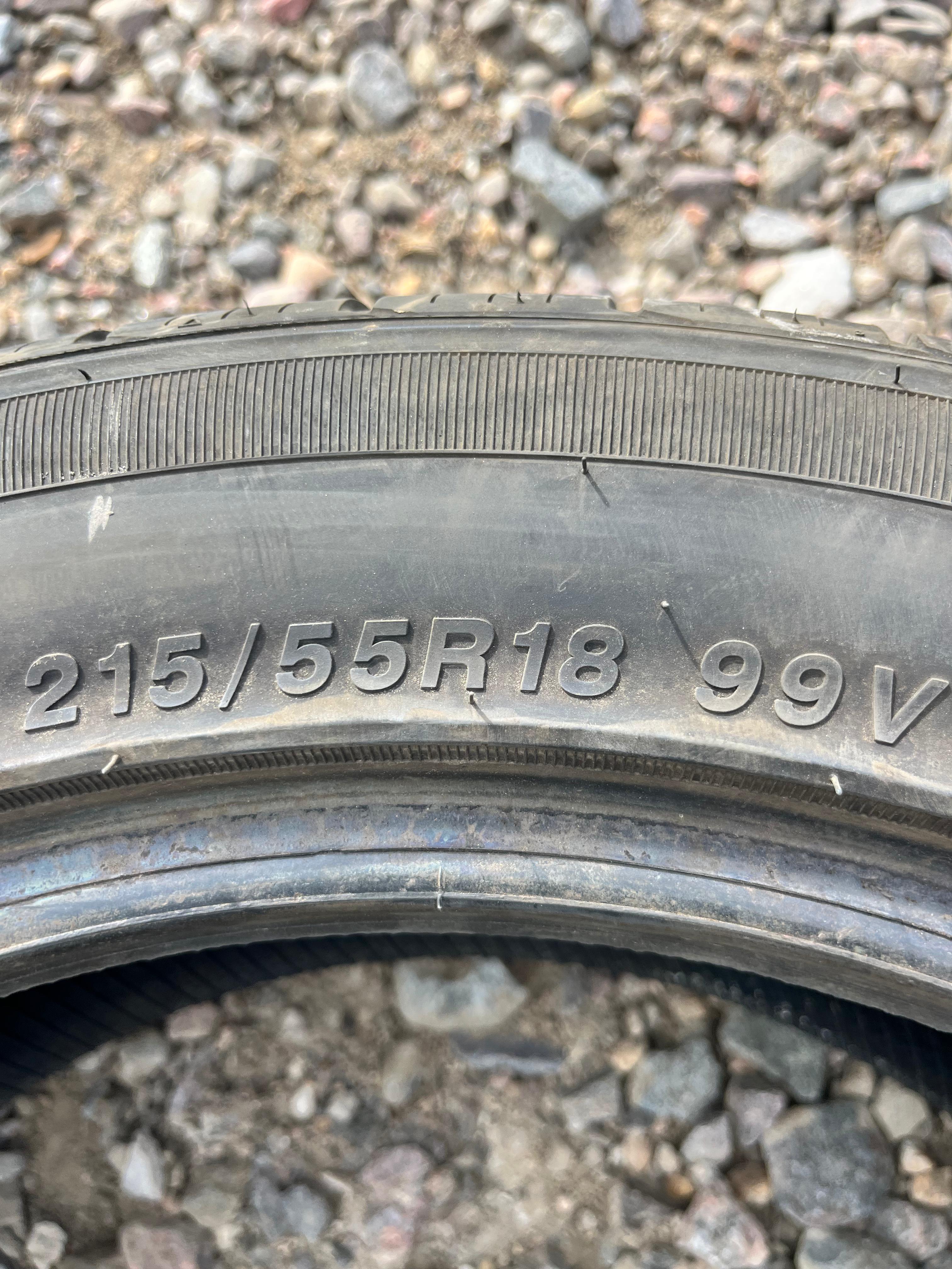 215/55R18 Single (1 Used Tire) Milestar MS 932 Sport