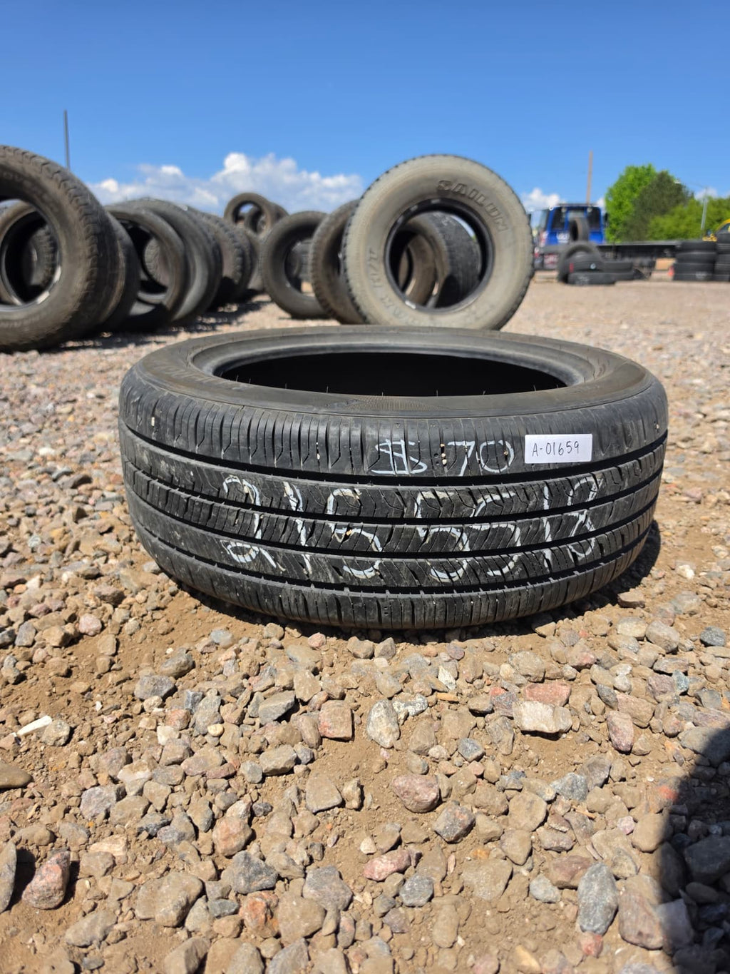 215/55R18 Single (1 Used Tire) Hankook Kinergy PT