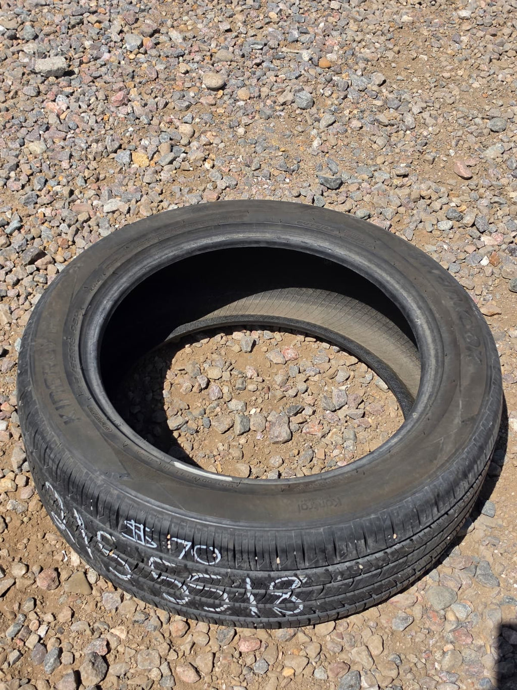 215/55R18 Single (1 Used Tire) Hankook Kinergy PT