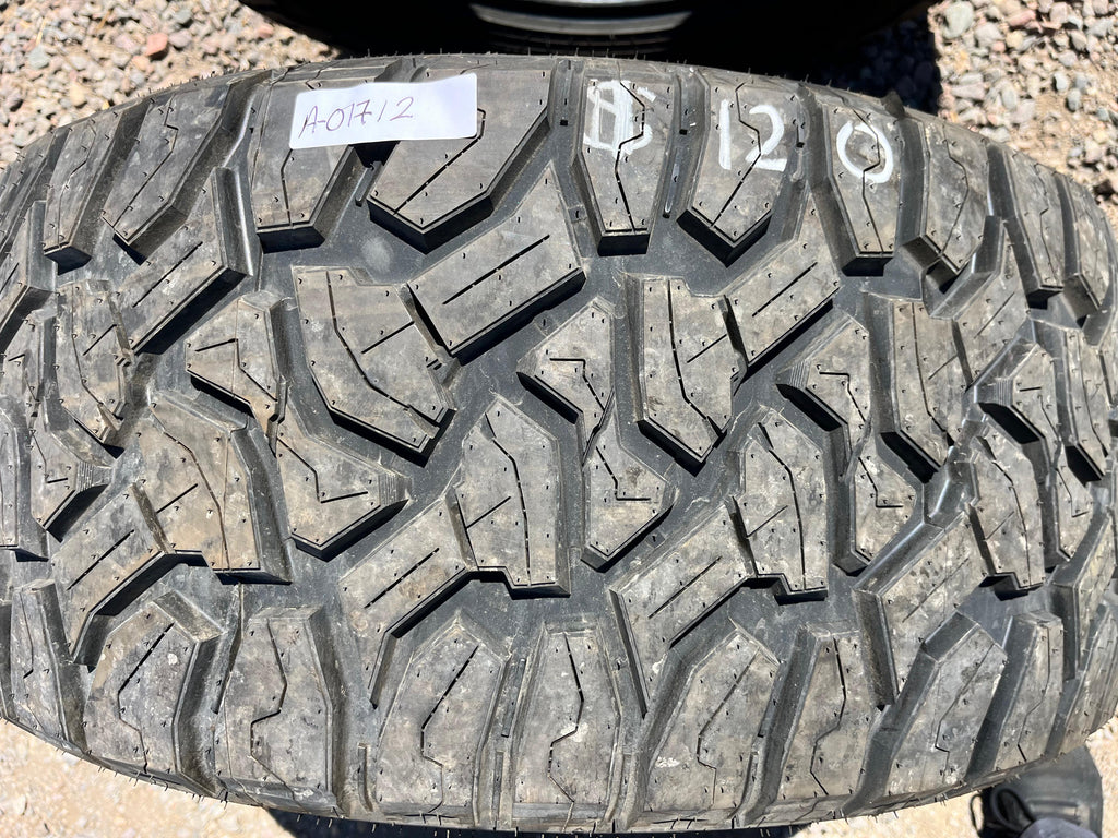 LT33x12.50R20 Single (1 Used Tire) Delinte Bandit