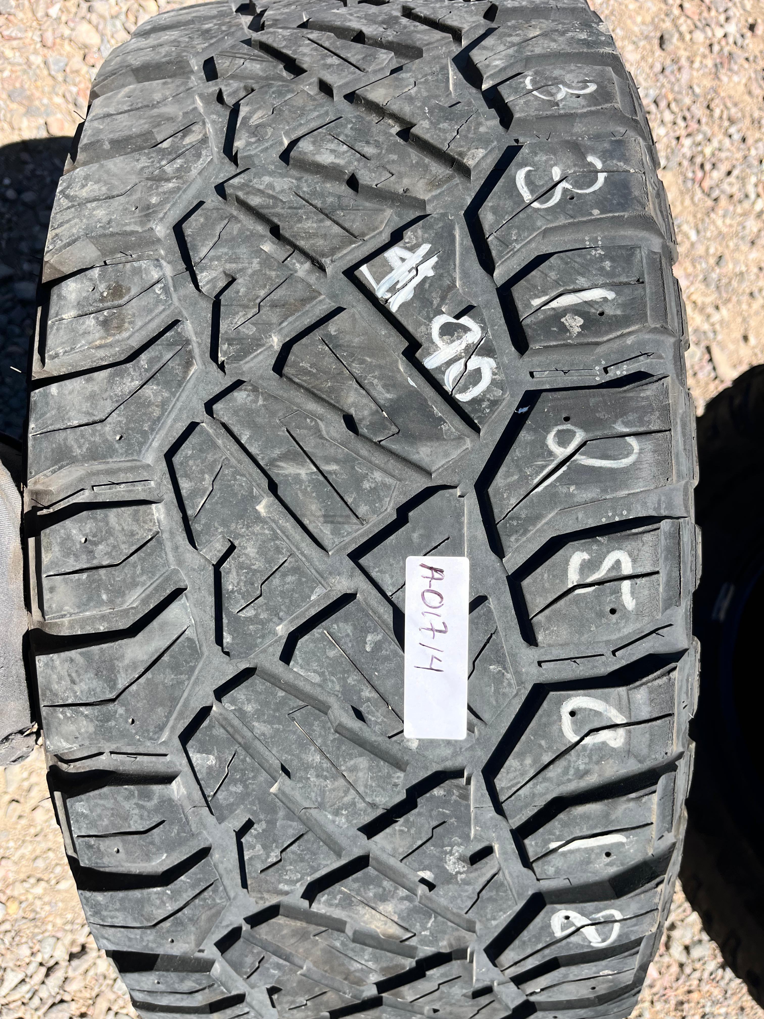 LT33x12.50R18 Single (1 Used Tire) Sailun Terramax RT