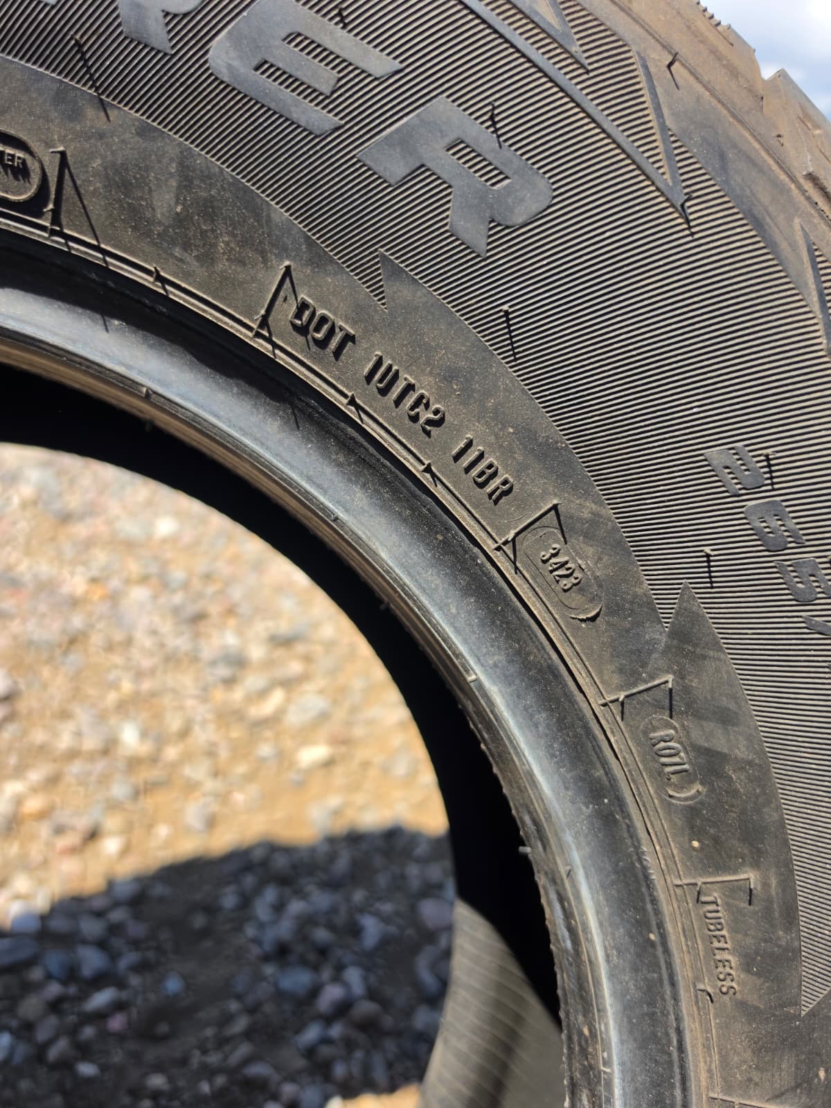 265/70R16 Single (1 Used Tire) Cooper Discoverer