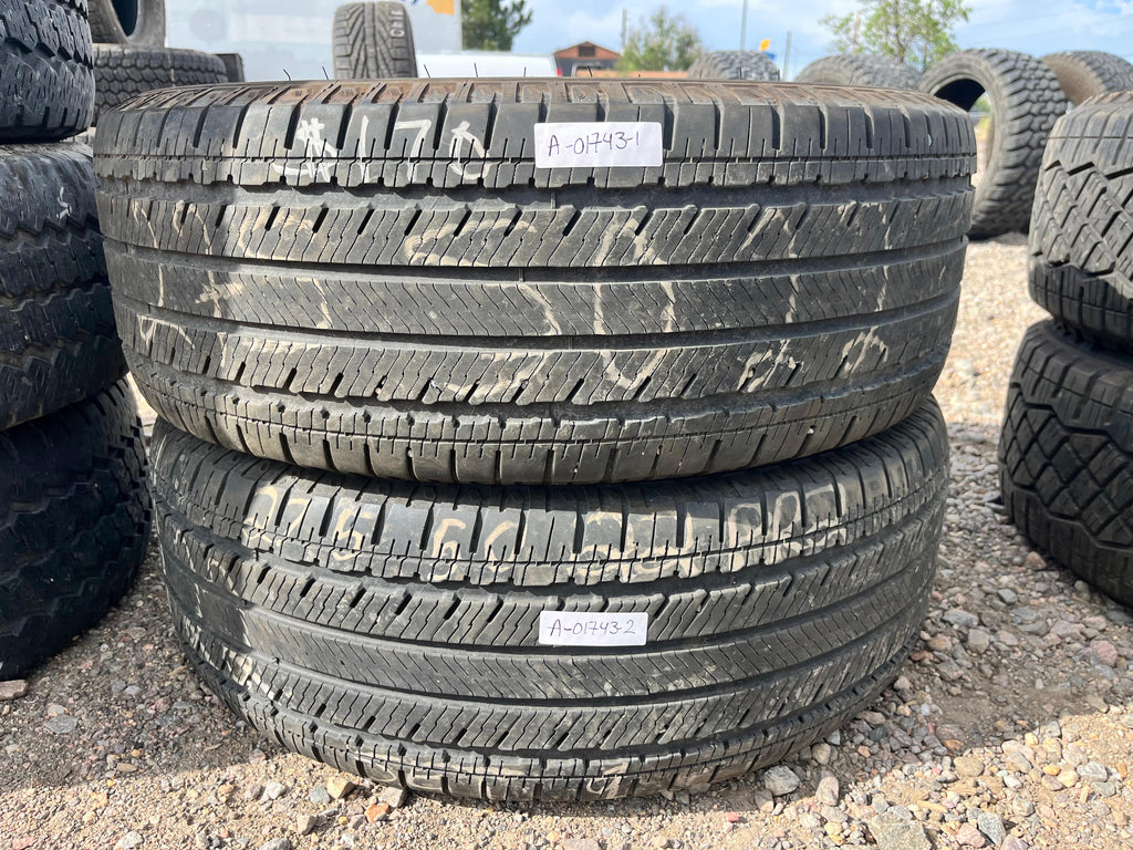 LT275/50R22 Pair (2 Used Tires) Michelin Primacy LTX