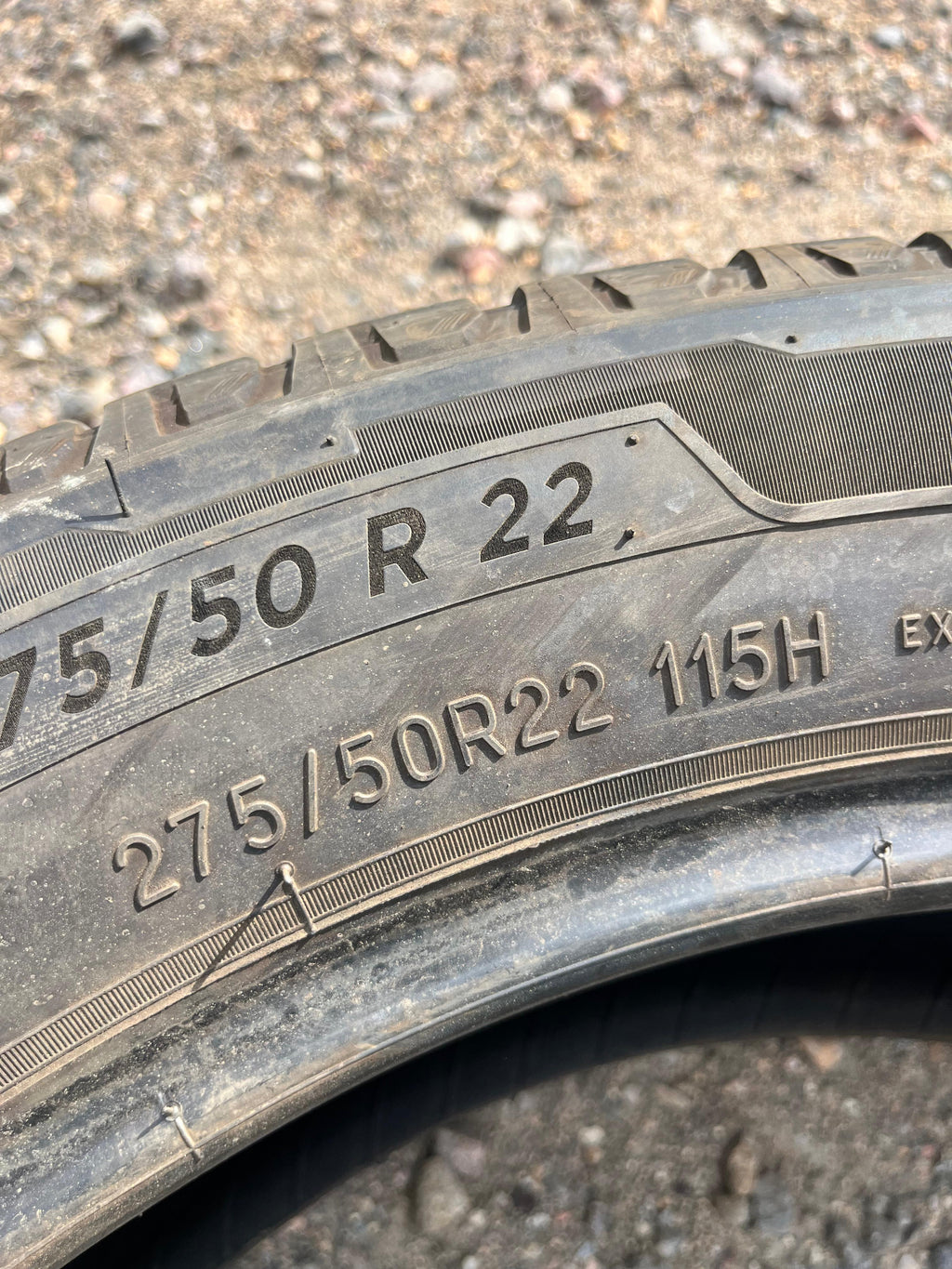 LT275/50R22 Pair (2 Used Tires) Michelin Primacy LTX