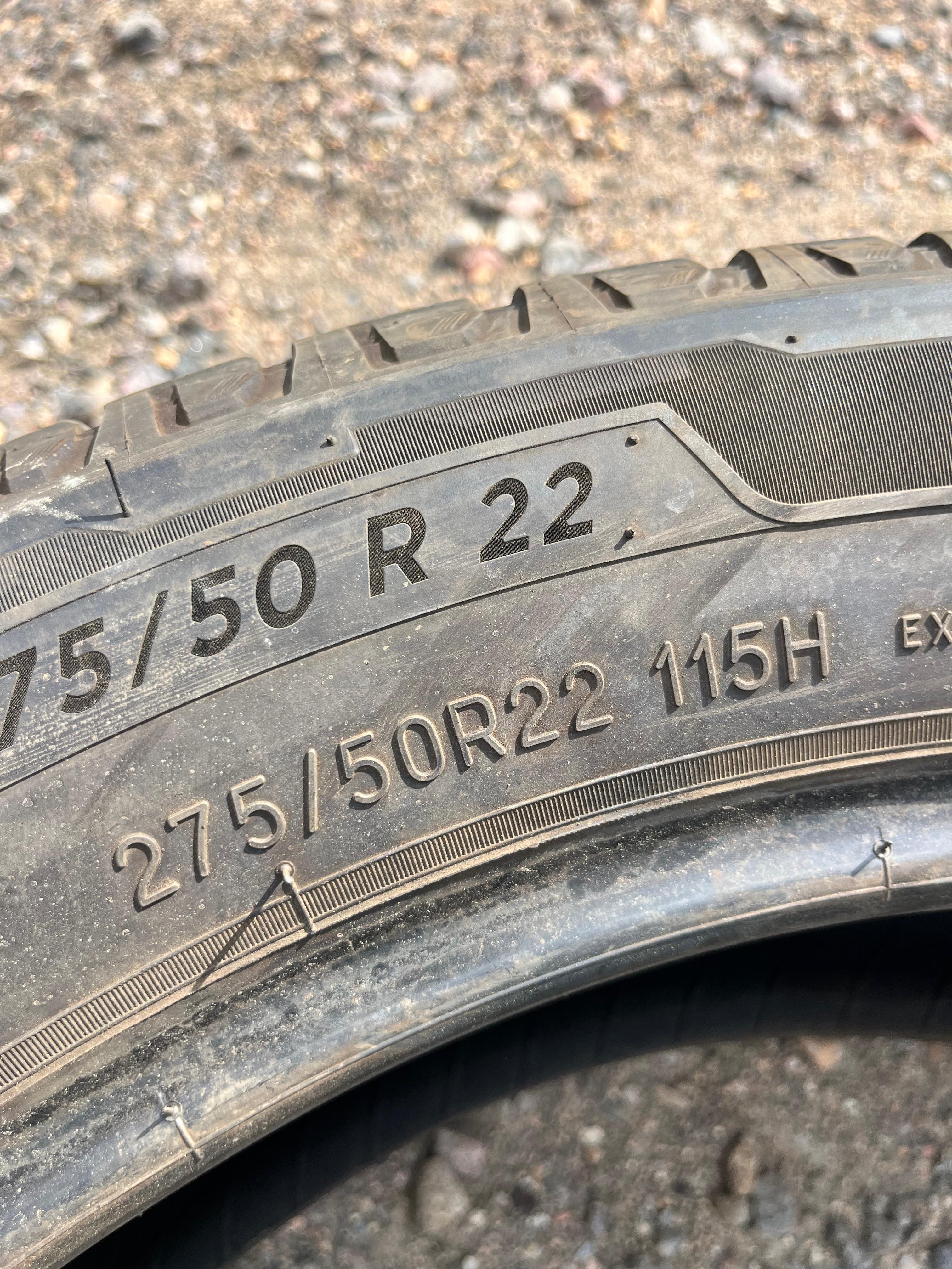 LT275/50R22 Pair (2 Used Tires) Michelin Primacy LTX