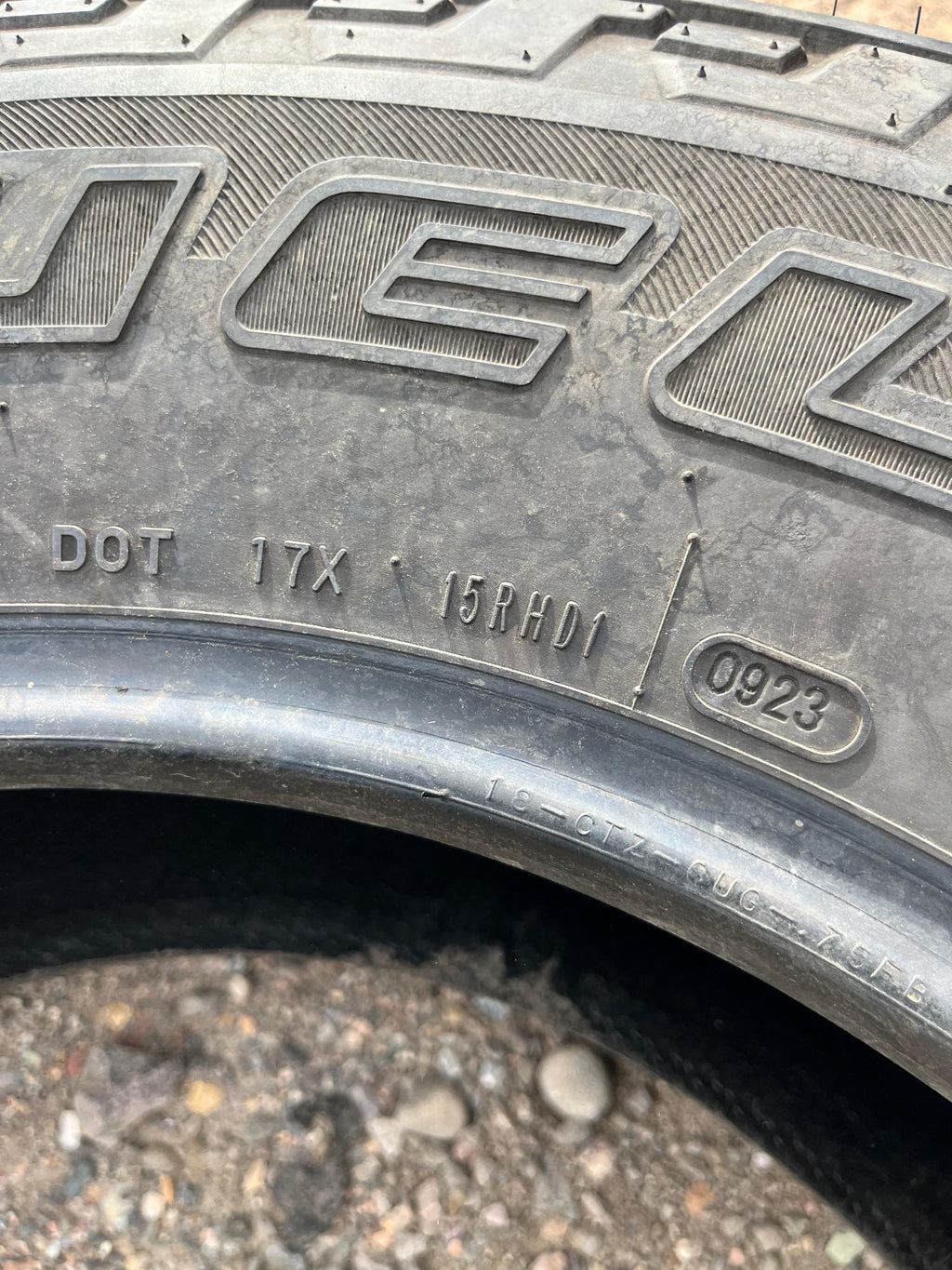 LT275/70R18 Pair (2 Used Tires) Bridgestone Dueler