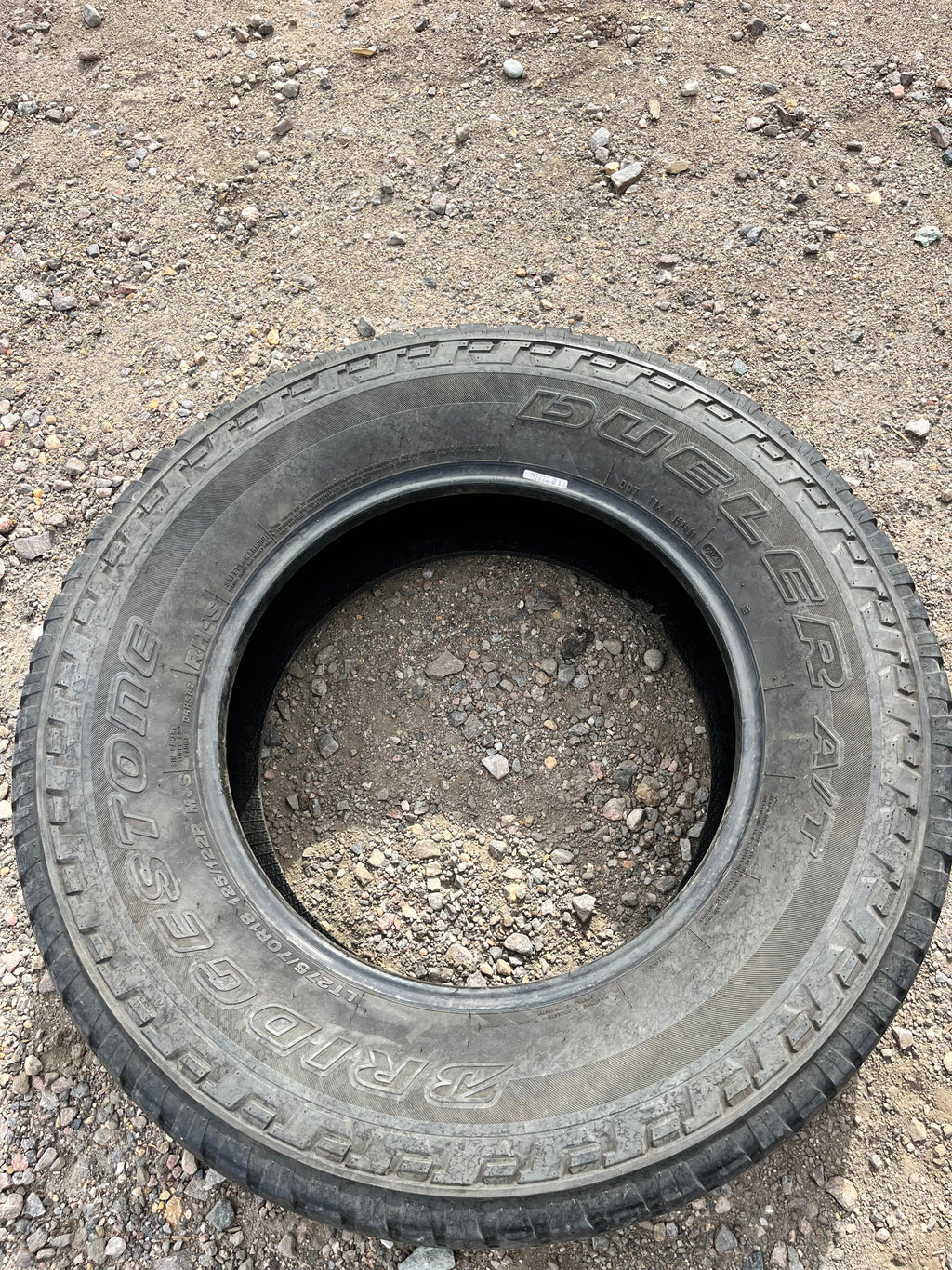LT275/70R18 Pair (2 Used Tires) Bridgestone Dueler