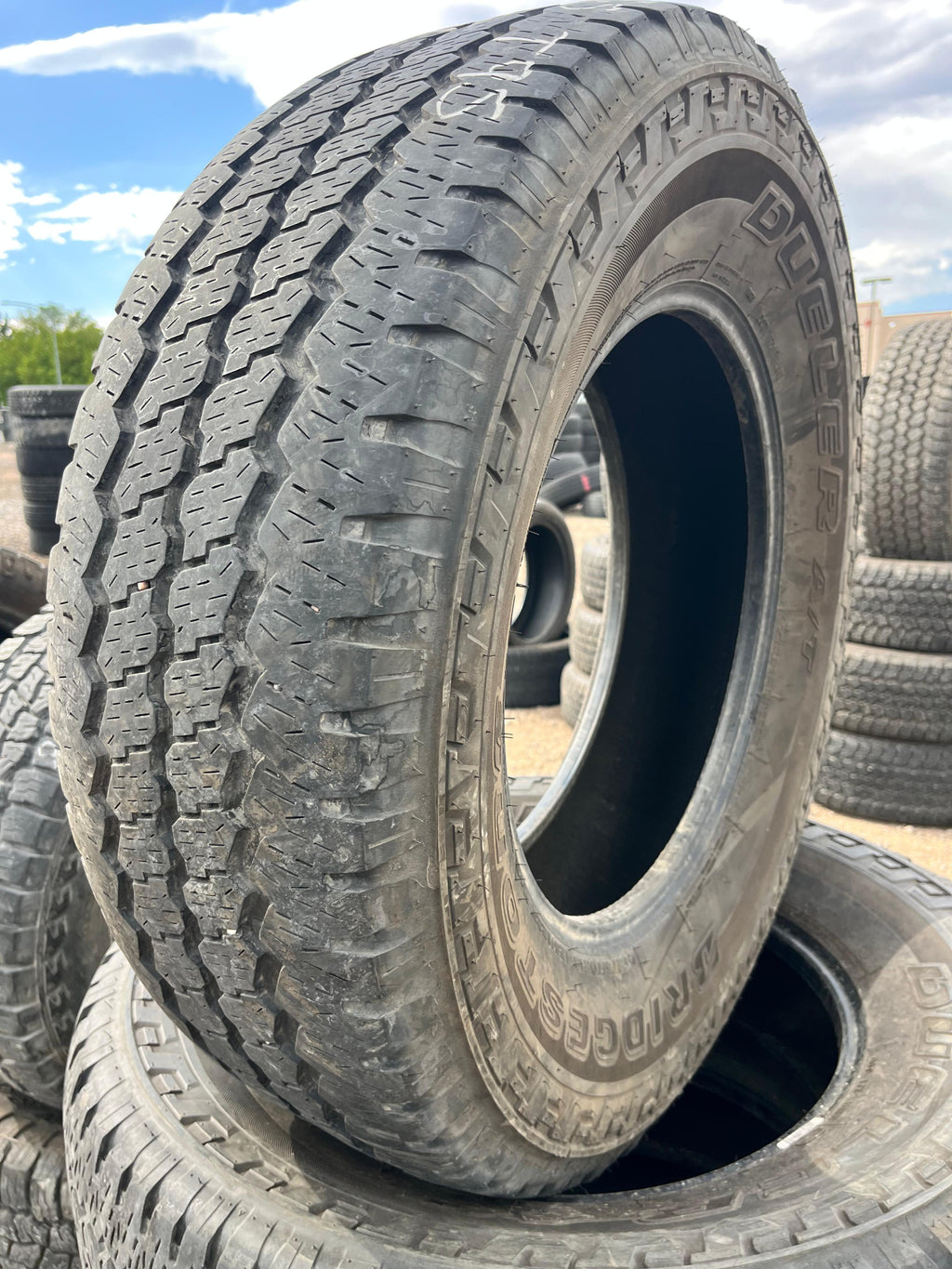 LT275/70R18 Pair (2 Used Tires) Bridgestone Dueler