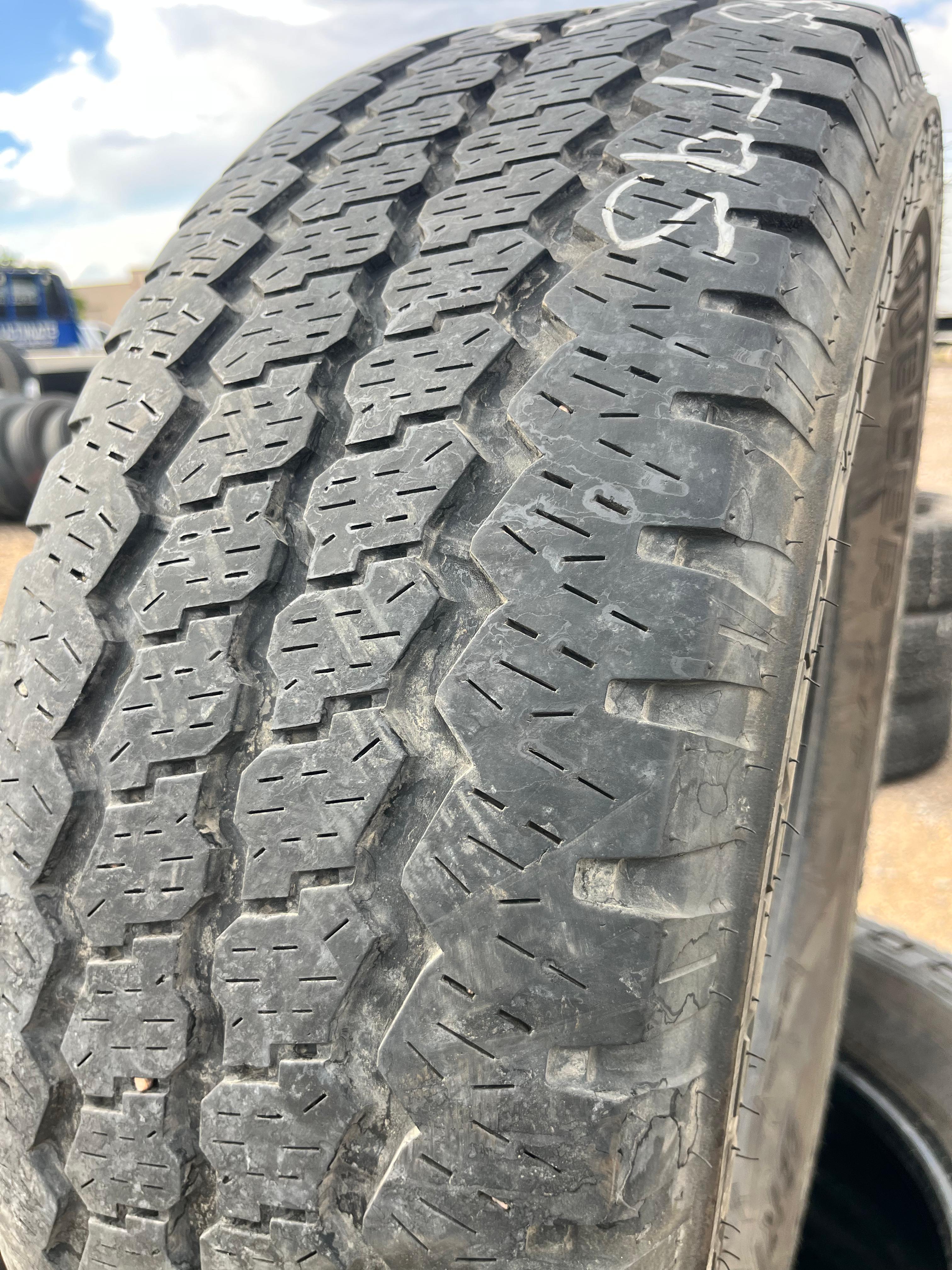 LT275/70R18 Pair (2 Used Tires) Bridgestone Dueler