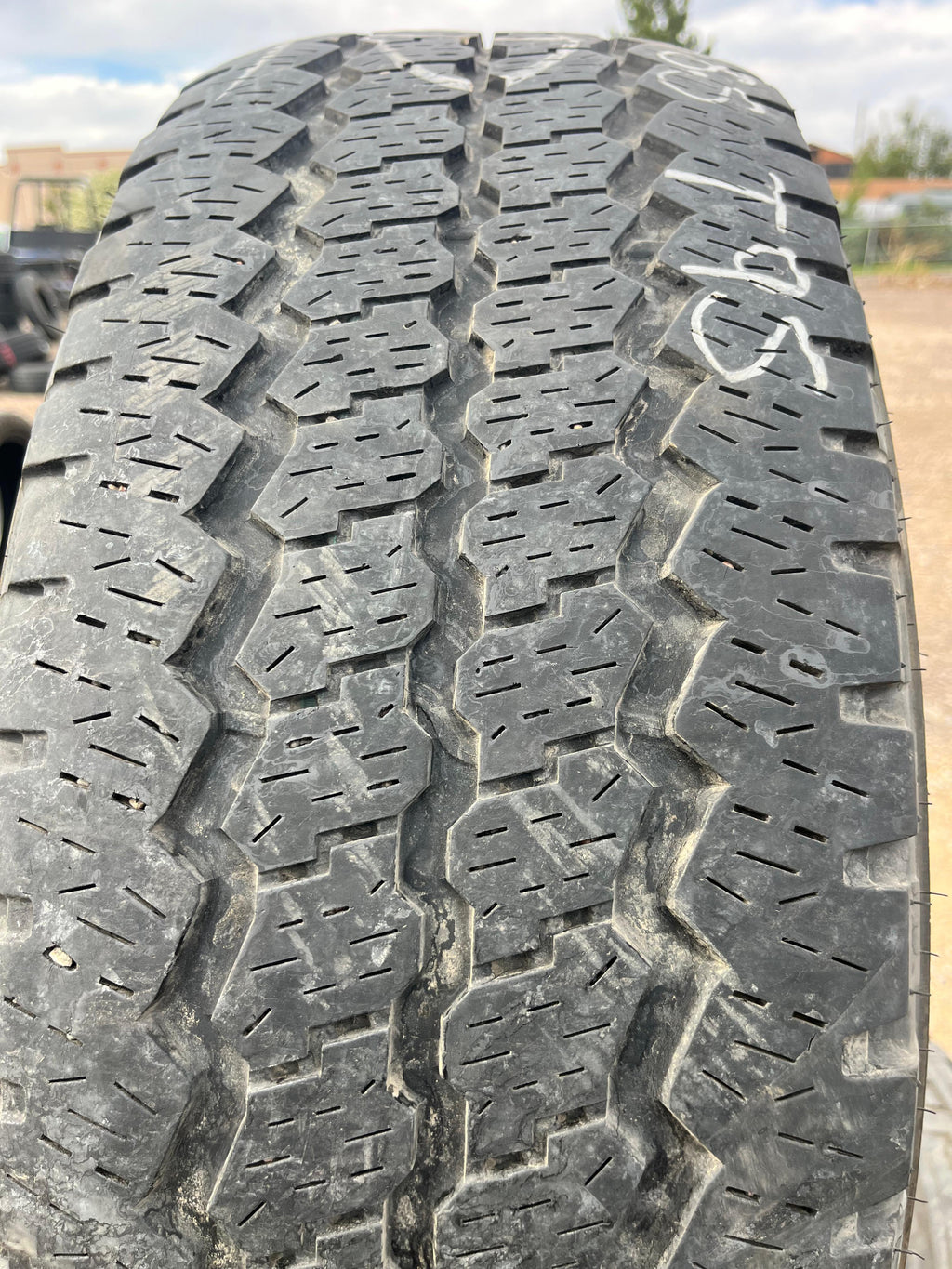LT275/70R18 Pair (2 Used Tires) Bridgestone Dueler