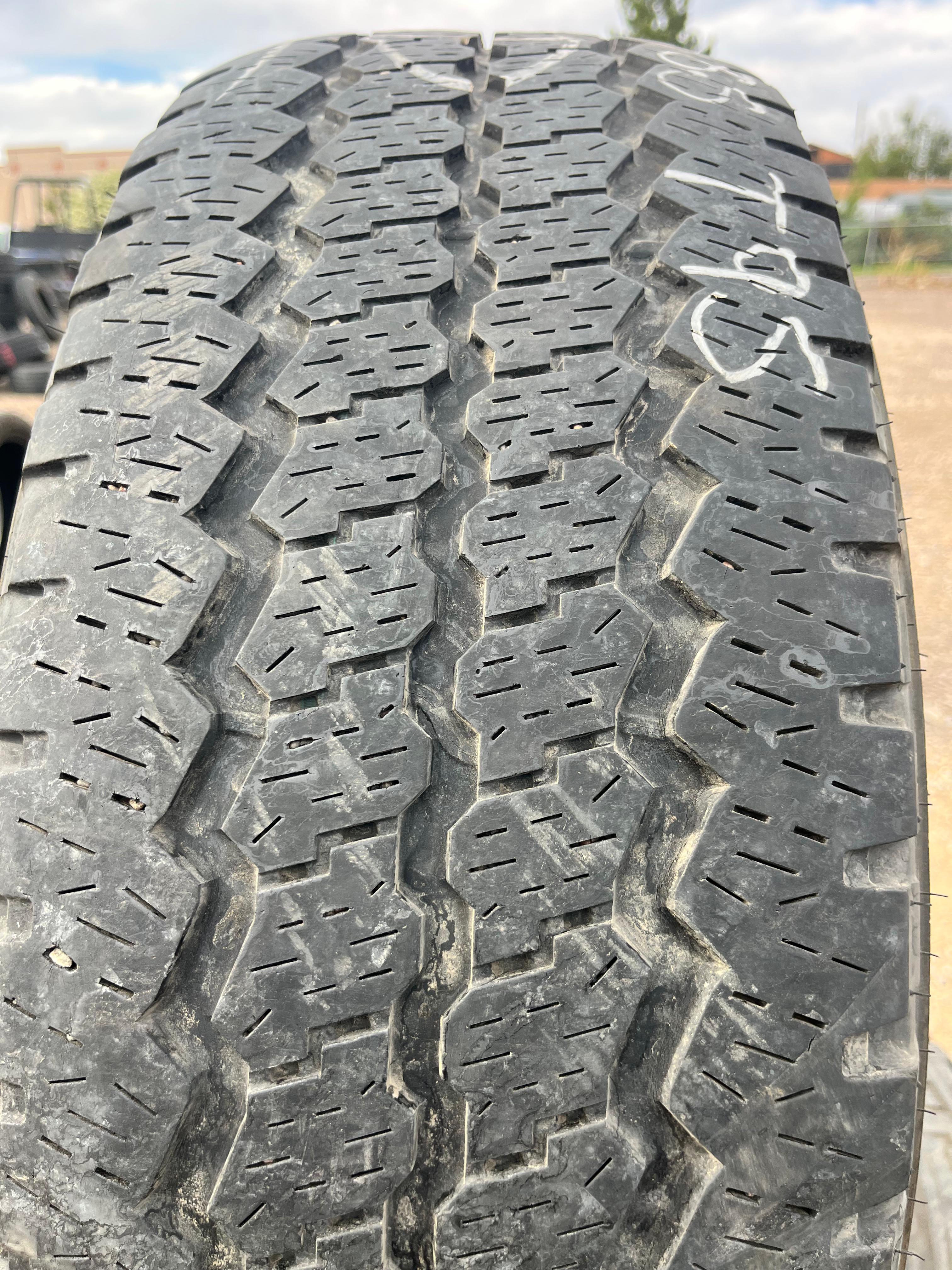 LT275/70R18 Pair (2 Used Tires) Bridgestone Dueler