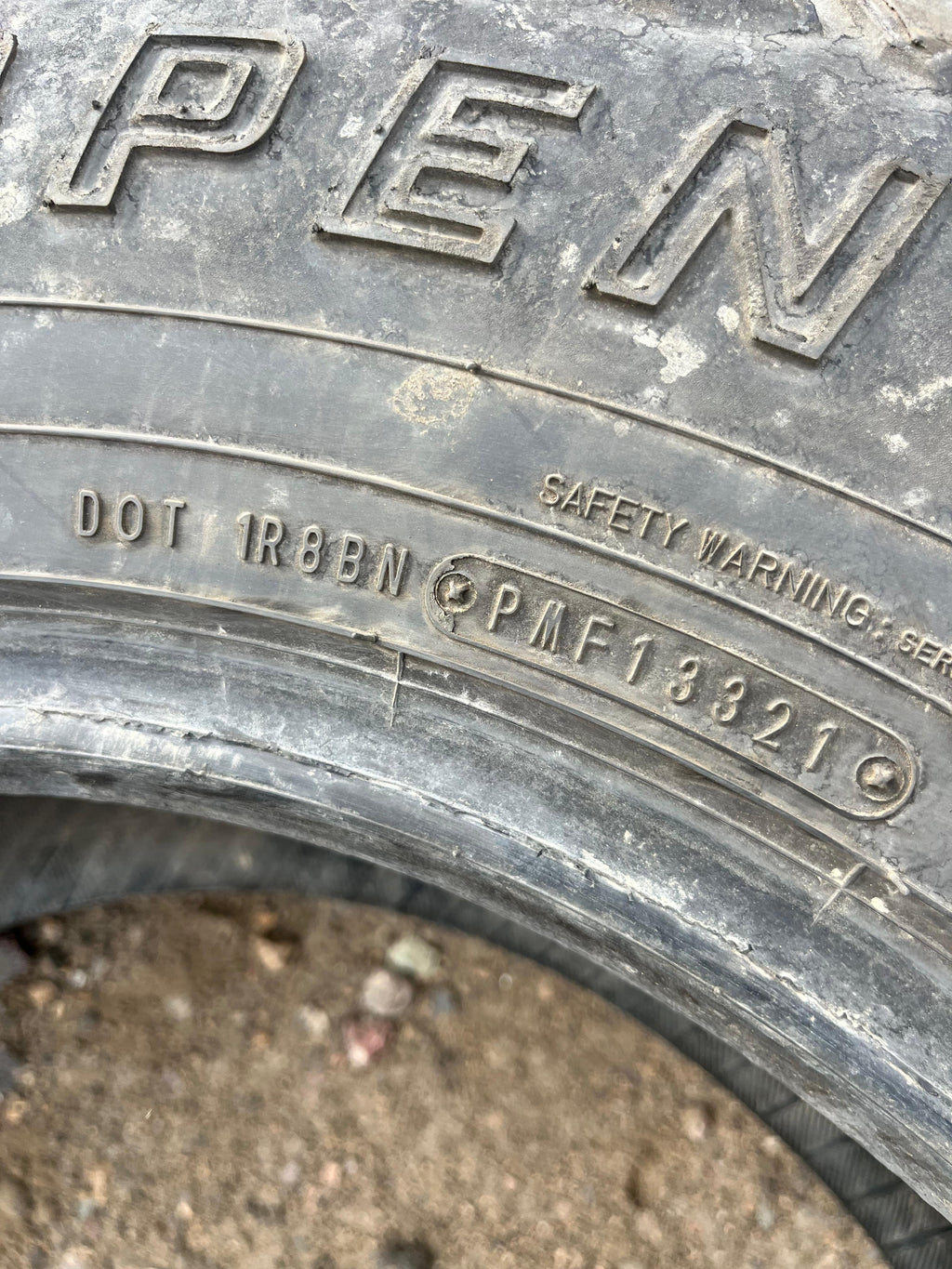 LT275/70R18 Pair (2 Used Tires) Open Range All Terrain SQM-3