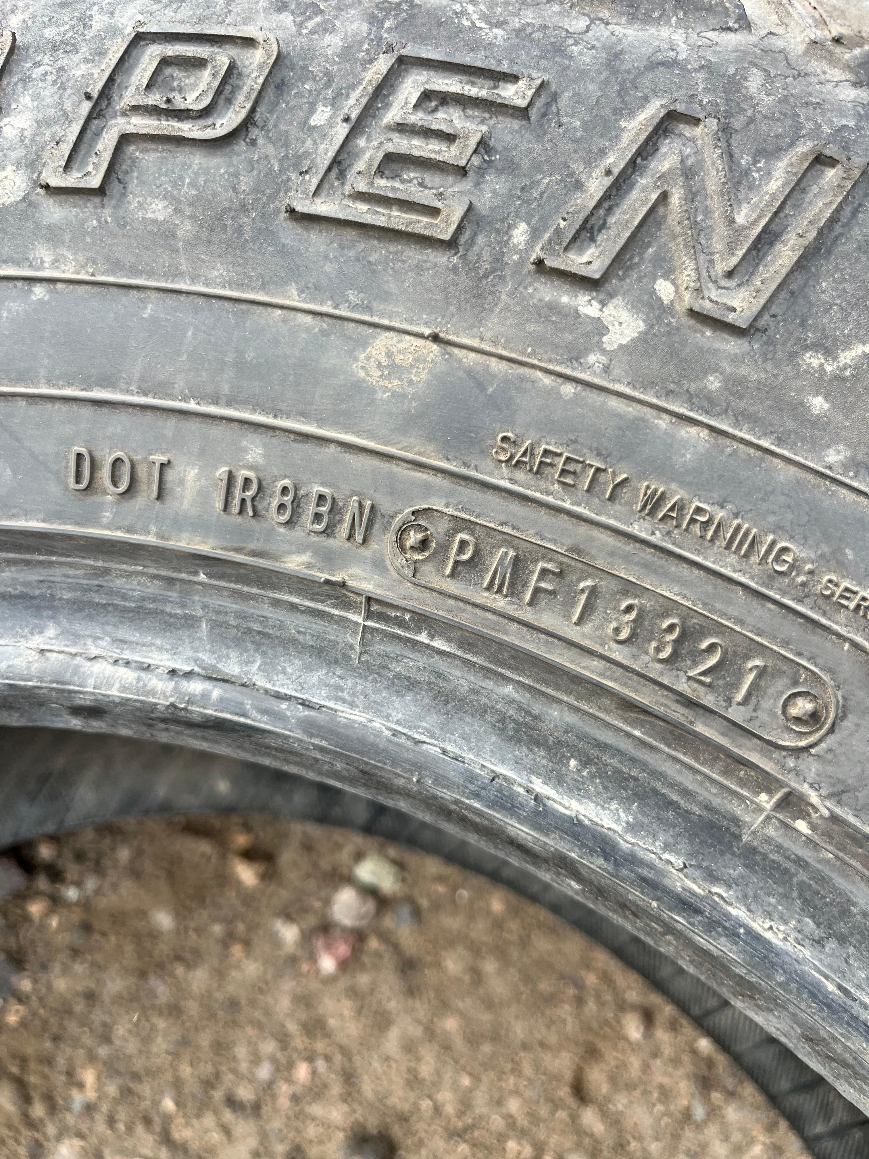 LT275/70R18 Pair (2 Used Tires) Open Range All Terrain SQM-3