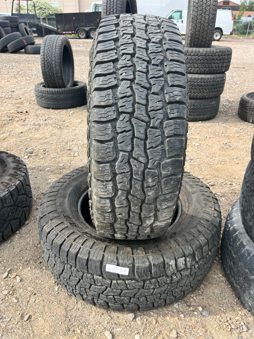 LT275/70R18 Pair (2 Used Tires) Open Range All Terrain SQM-3