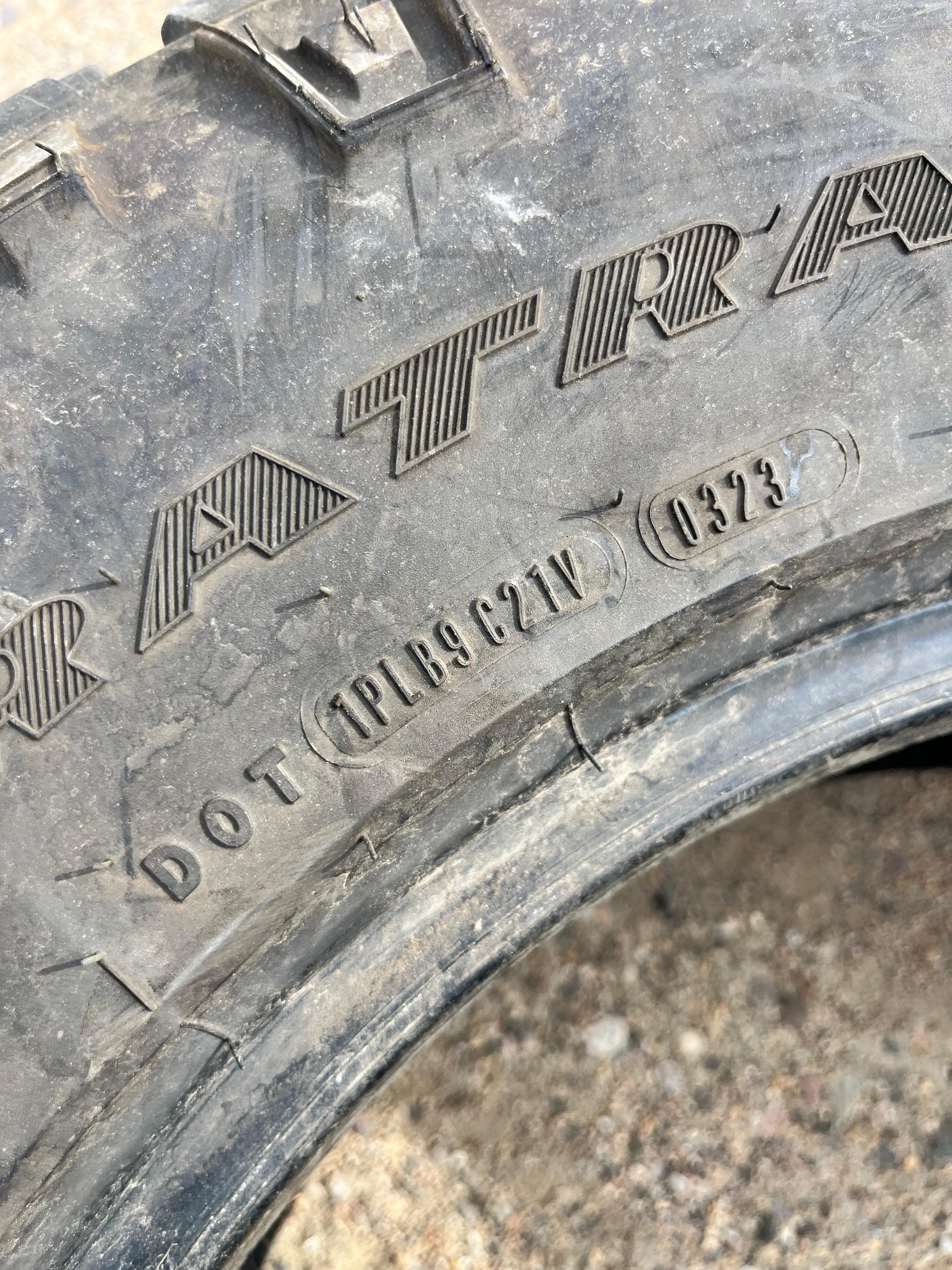 LT275/65R18 Pair (2 Used Tires) Goodyear Wrangler (Duratrac)