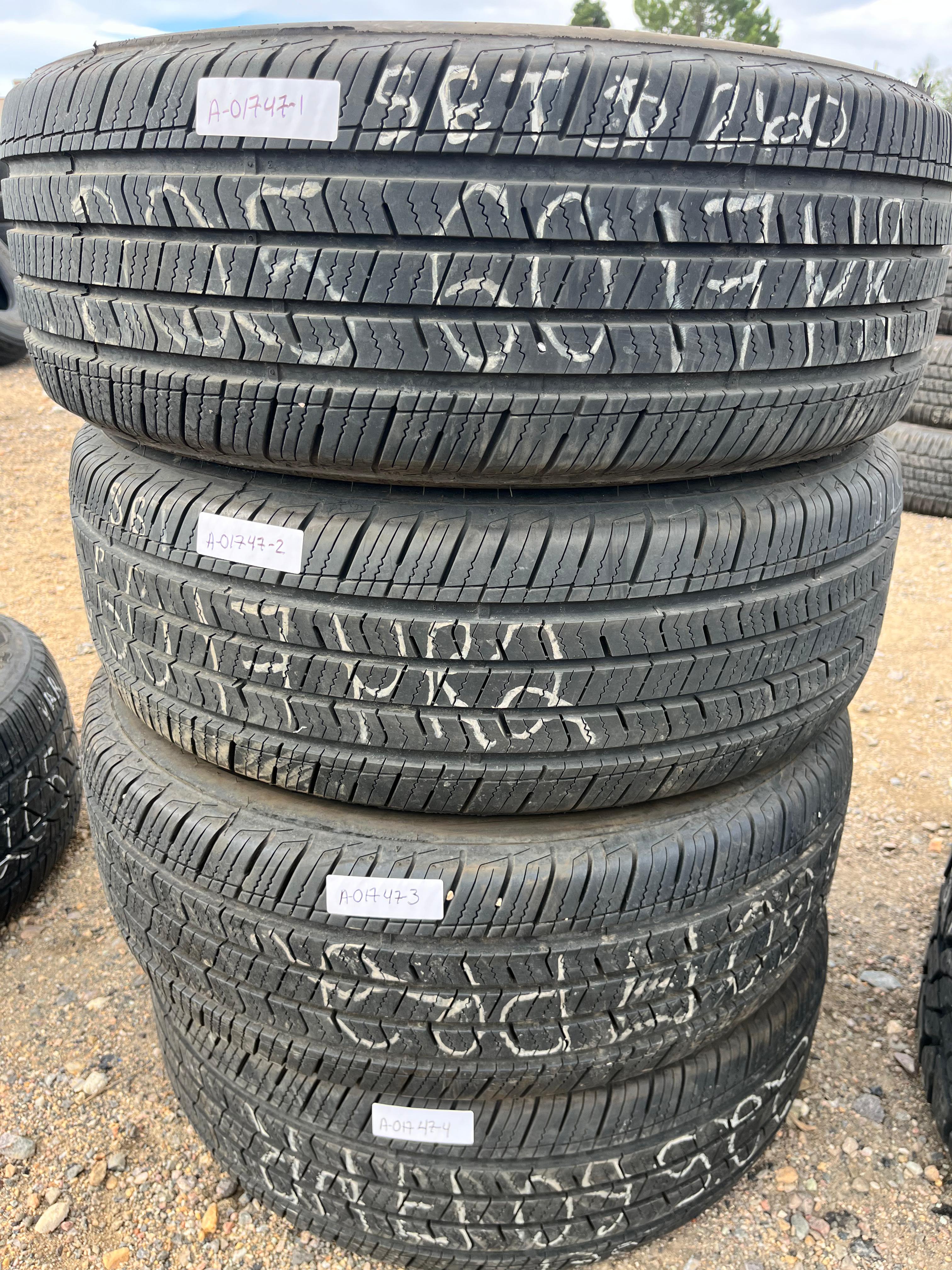 225/60R17 Set (4 Like New Tires) Arizonian Silver Edition