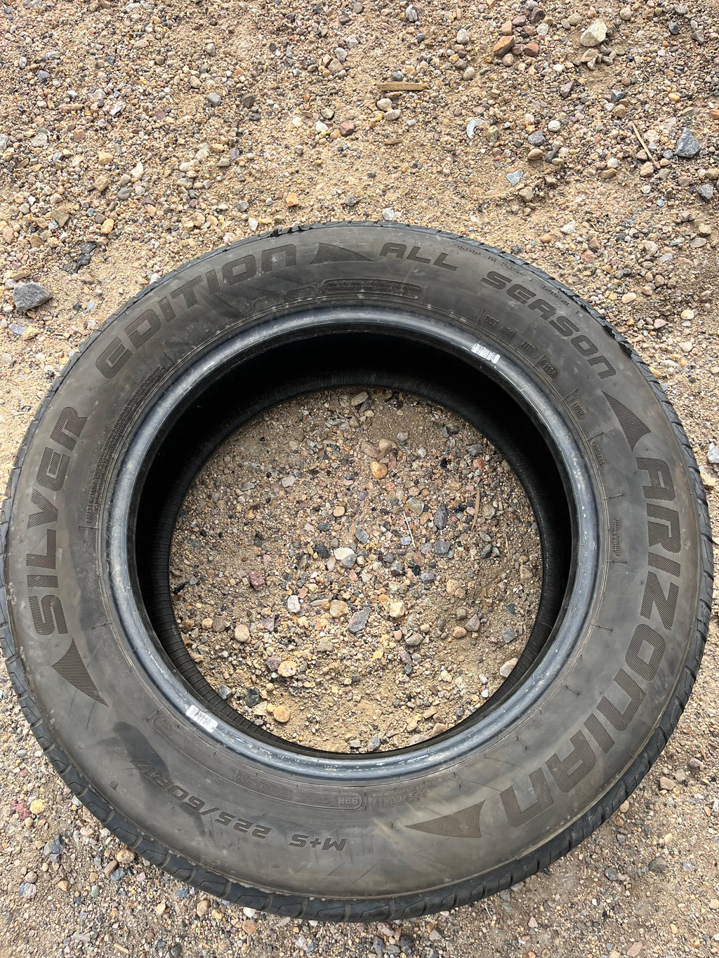225/60R17 Set (4 Like New Tires) Arizonian Silver Edition