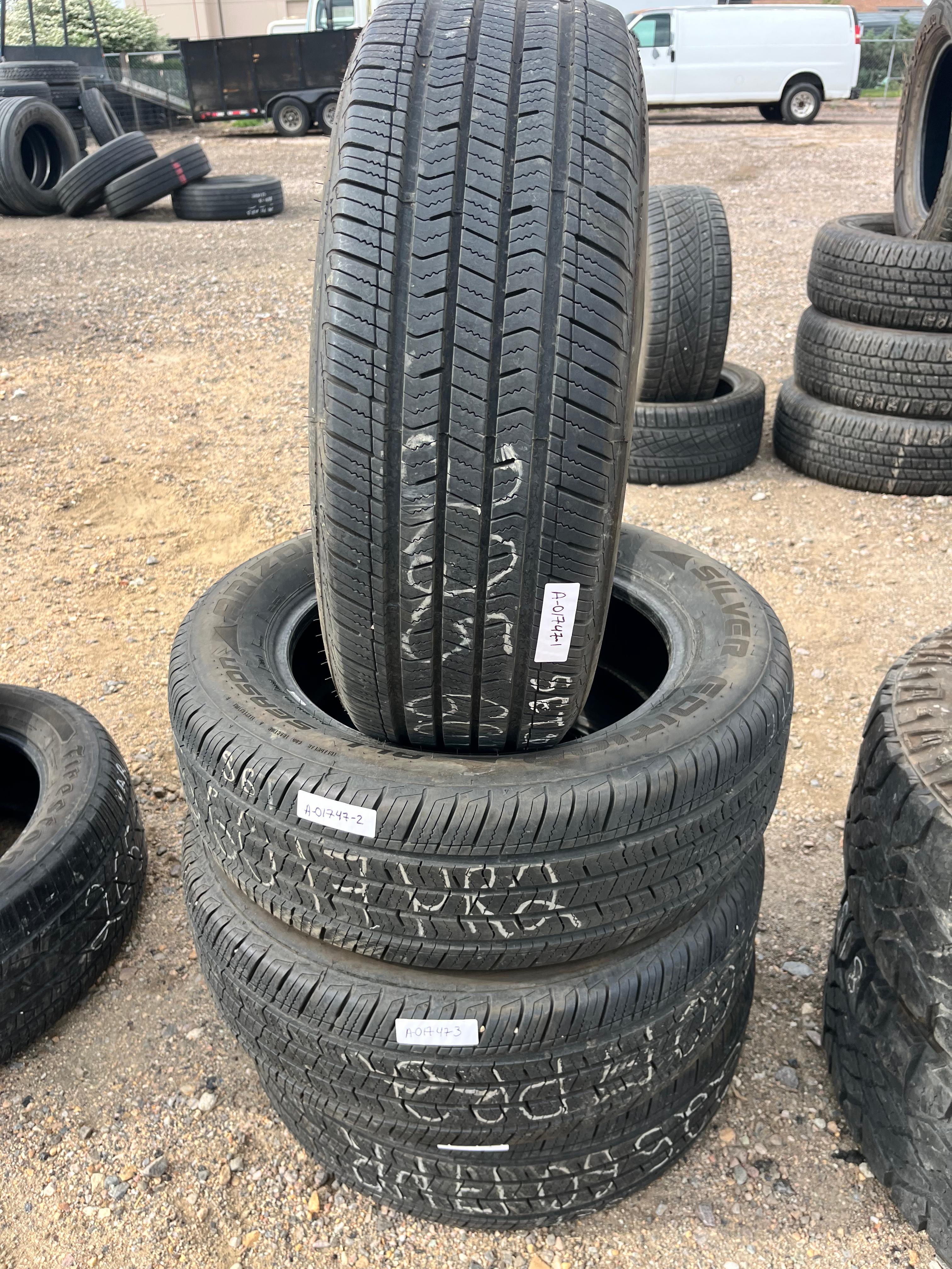 225/60R17 Set (4 Like New Tires) Arizonian Silver Edition
