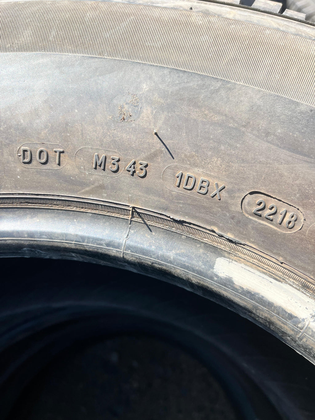 LT245/75R17 Set (4 Used Tires) Michelin LTX
