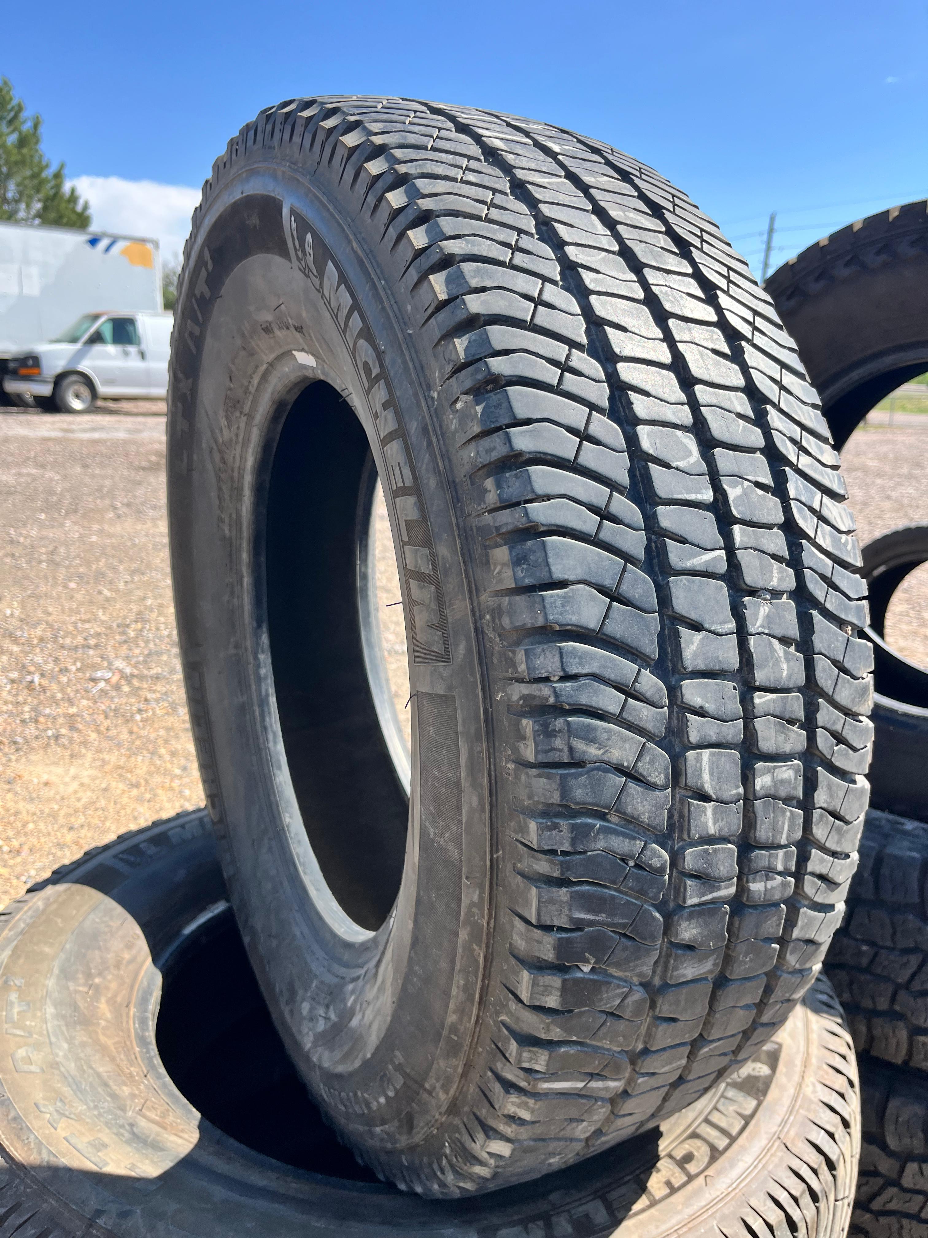 LT245/75R17 Set (4 Used Tires) Michelin LTX