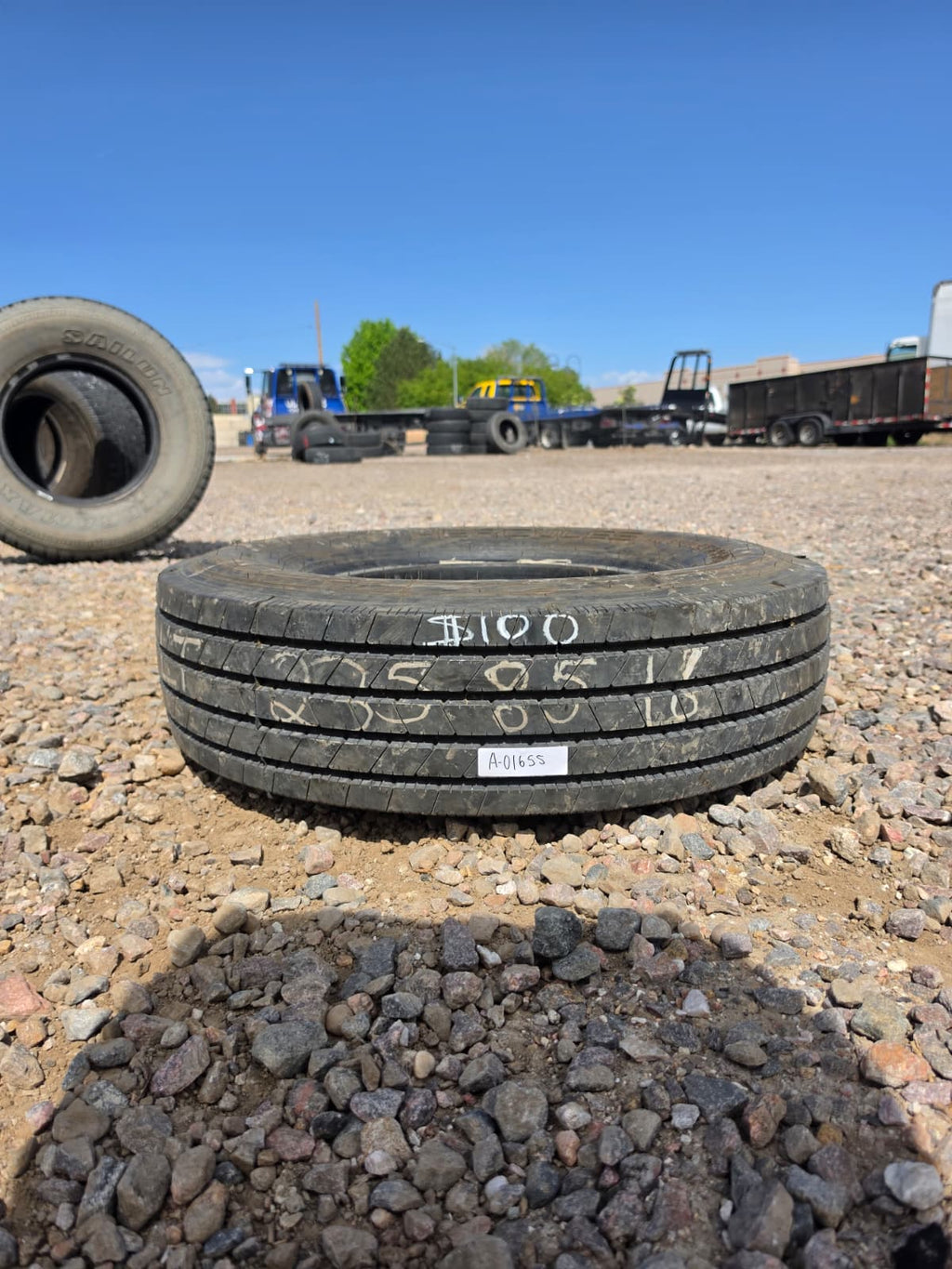 LT235/80R16 Single (1 Used Tire) Hercules H-901