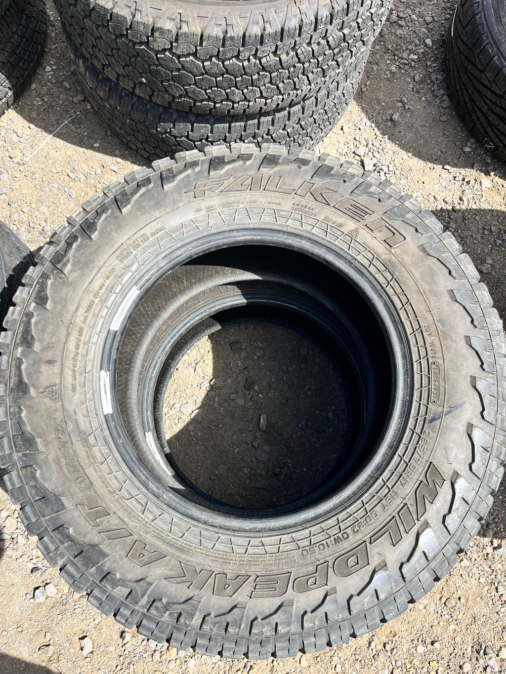 265/70R17 Pair (2 Used Tires) Falken WildPeak (AT3W)
