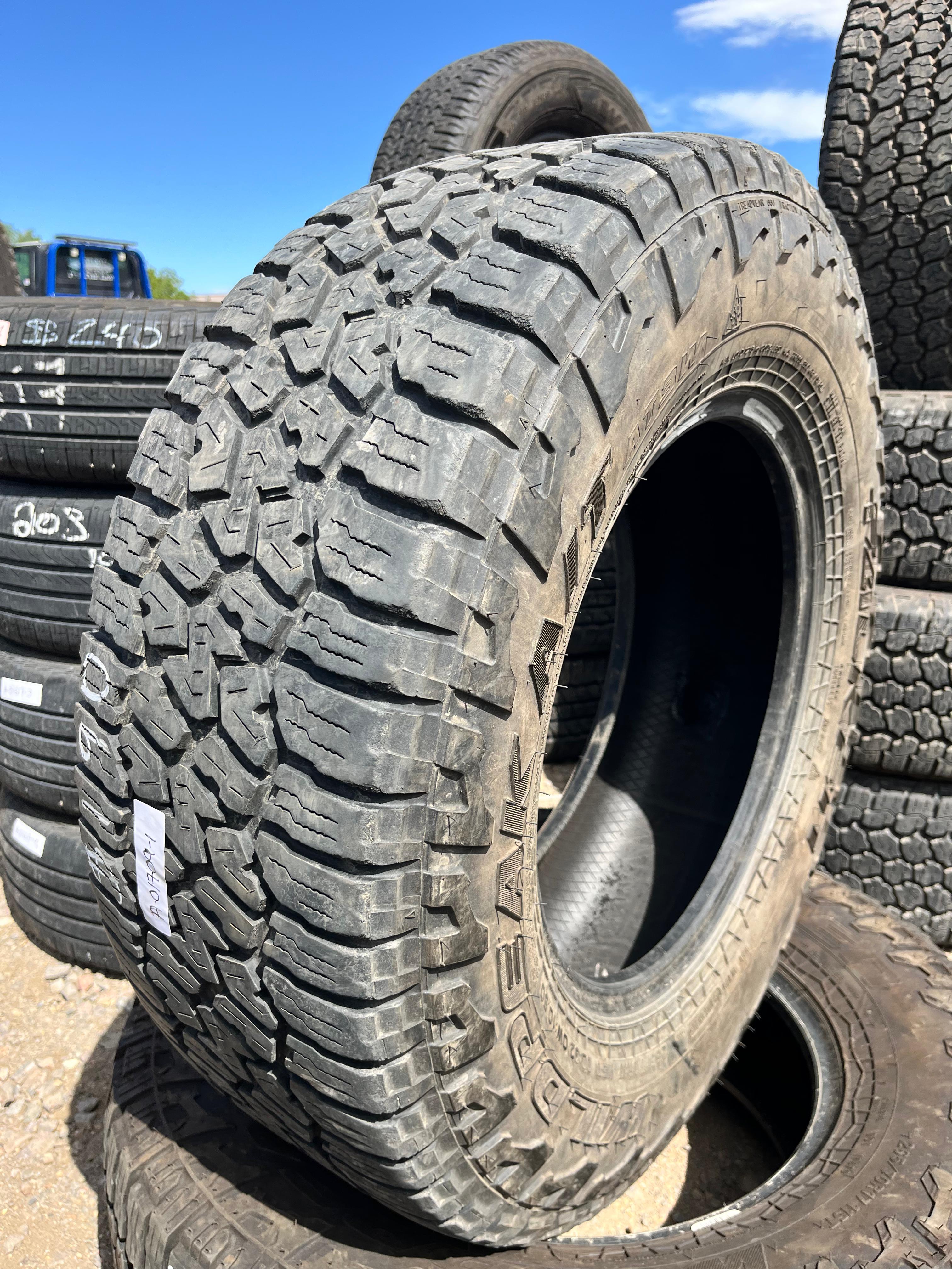 265/70R17 Pair (2 Used Tires) Falken WildPeak (AT3W)