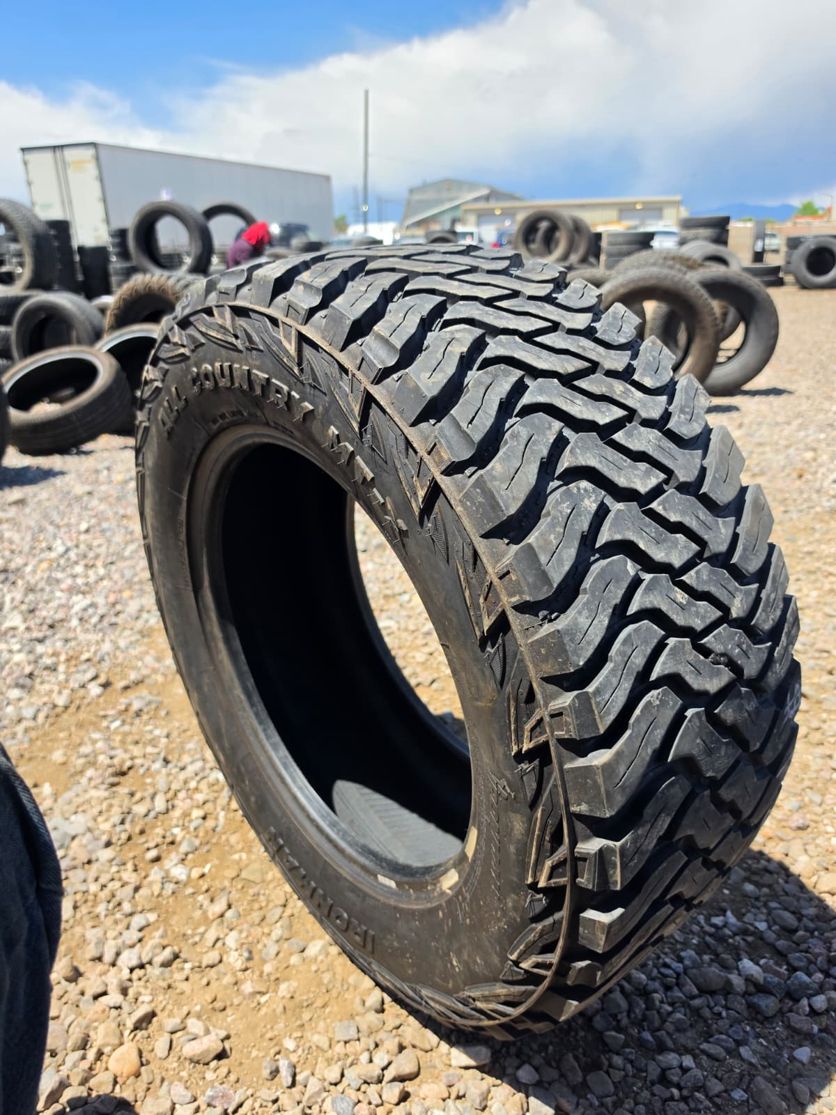 LT35X12.50R20 Single (1 Used Tire) IronMan  All Country MT-X