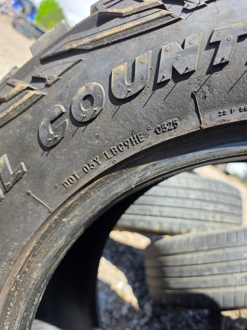 LT35X12.50R20 Single (1 Used Tire) IronMan  All Country MT-X