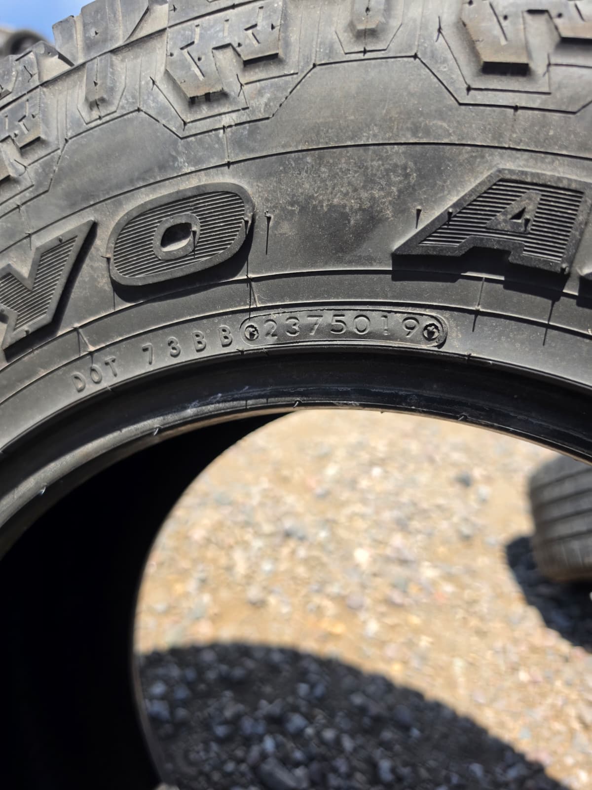 LT33X12.50R18 Single (1 Used Tire) Toyo Open Country XTreme