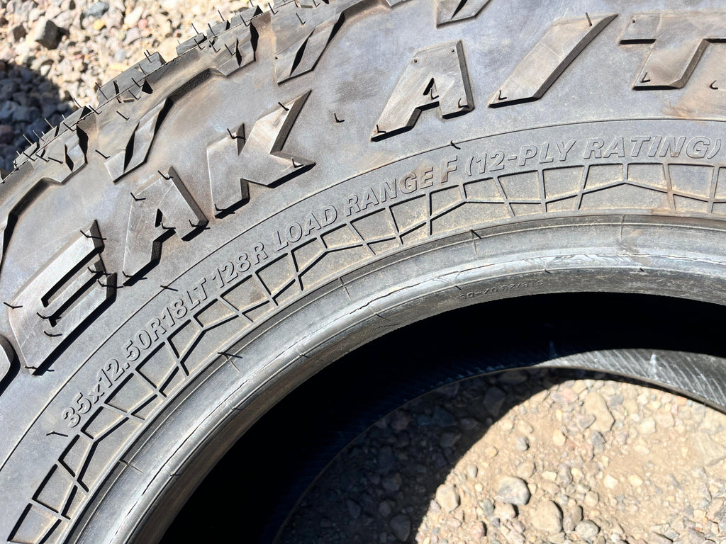 LT35x12.50R18 Single (1 Like New Tire) Falken WildPeak 4W