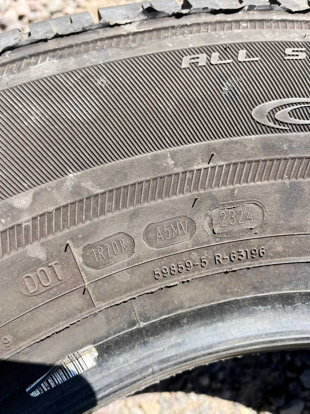 LT235/85R16 Single (1 Used Tire) Cooper Discover HT3