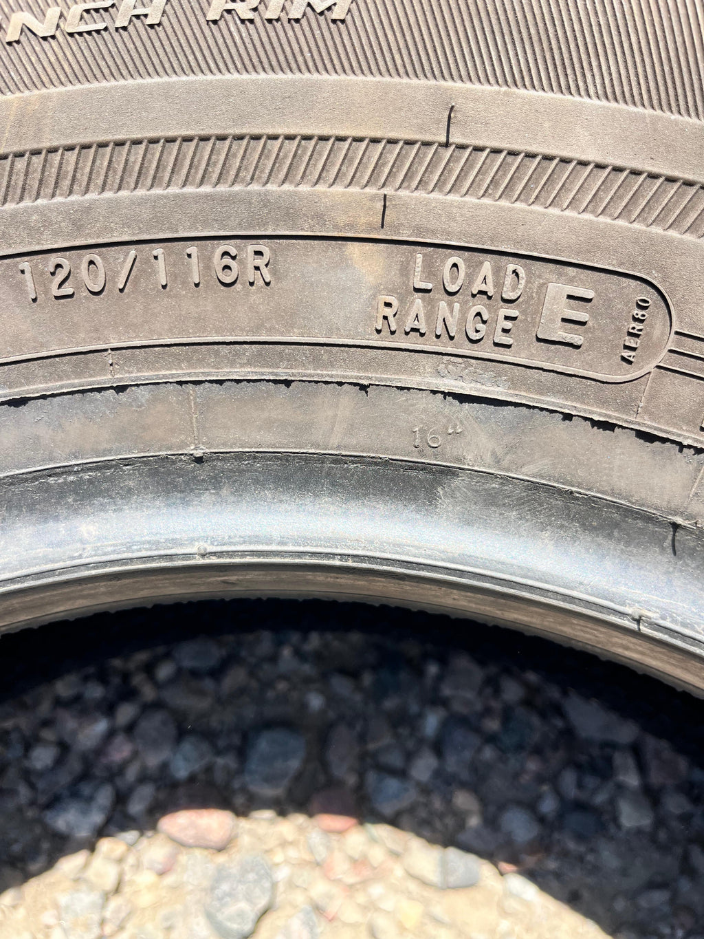 LT235/85R16 Single (1 Used Tire) Cooper Discover HT3