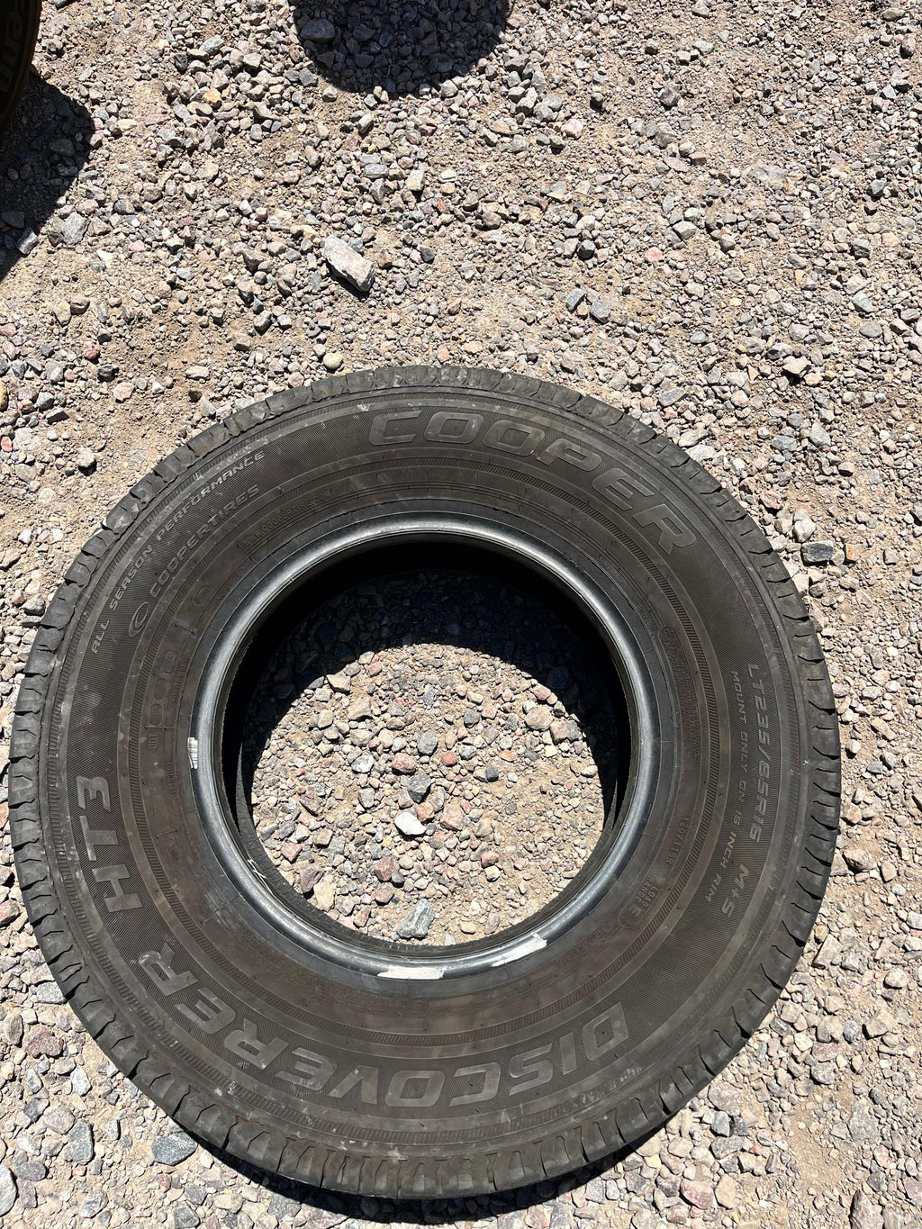 LT235/85R16 Single (1 Used Tire) Cooper Discover HT3